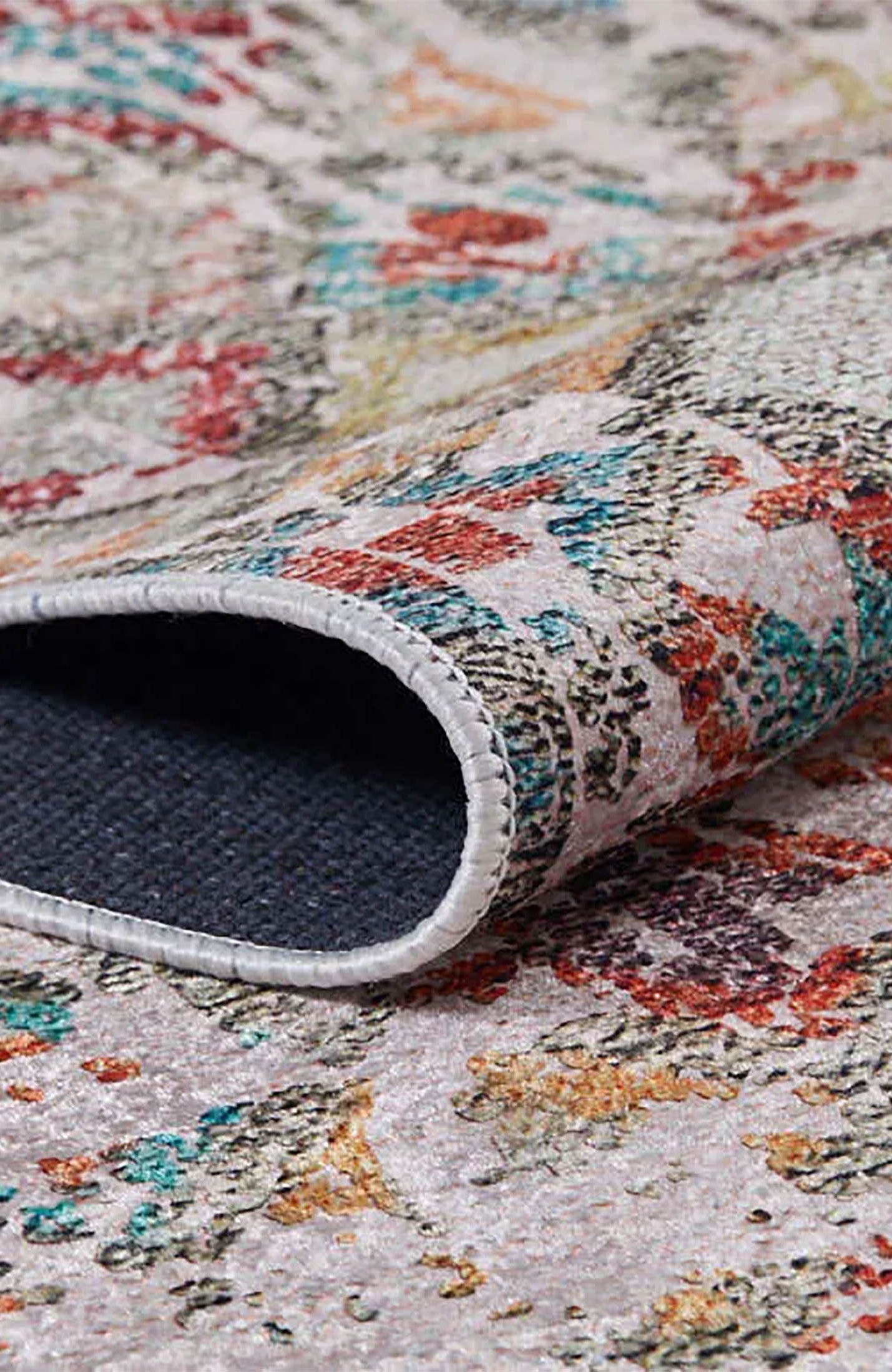 Evelyn Floral Turkish Oriental Beige Rug