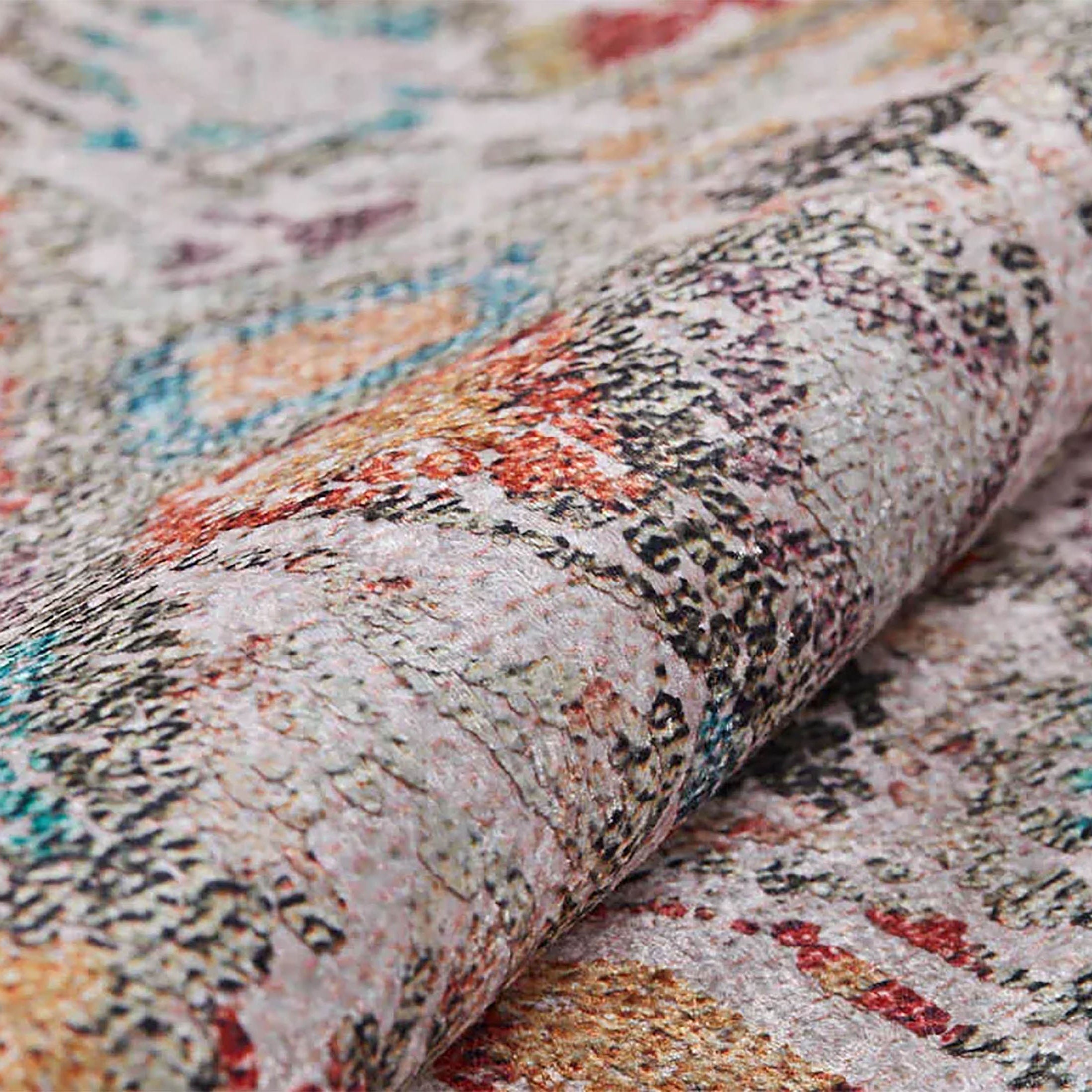 Evelyn Floral Turkish Oriental Beige Rug