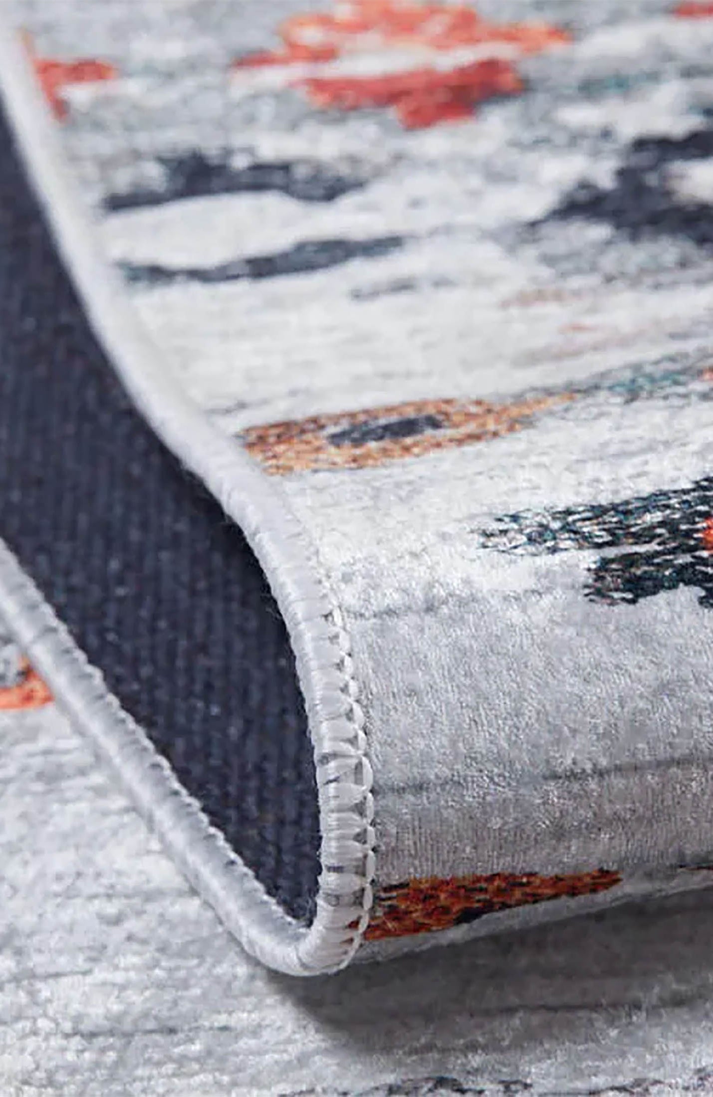 Lakelyn Turkish Kilim Multi Color Flower Rug