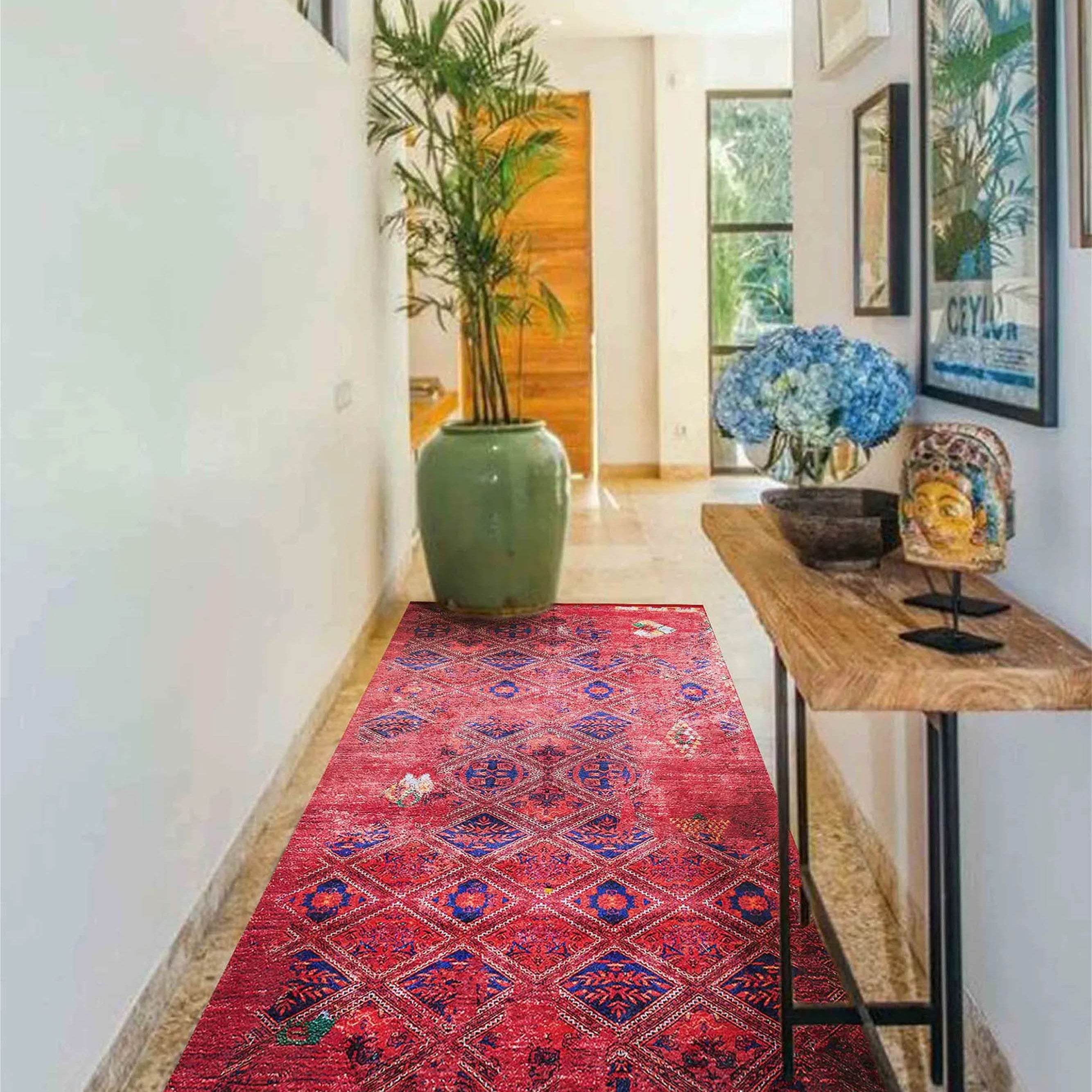 Rita Kilim Turkish Vintage Red Rug
