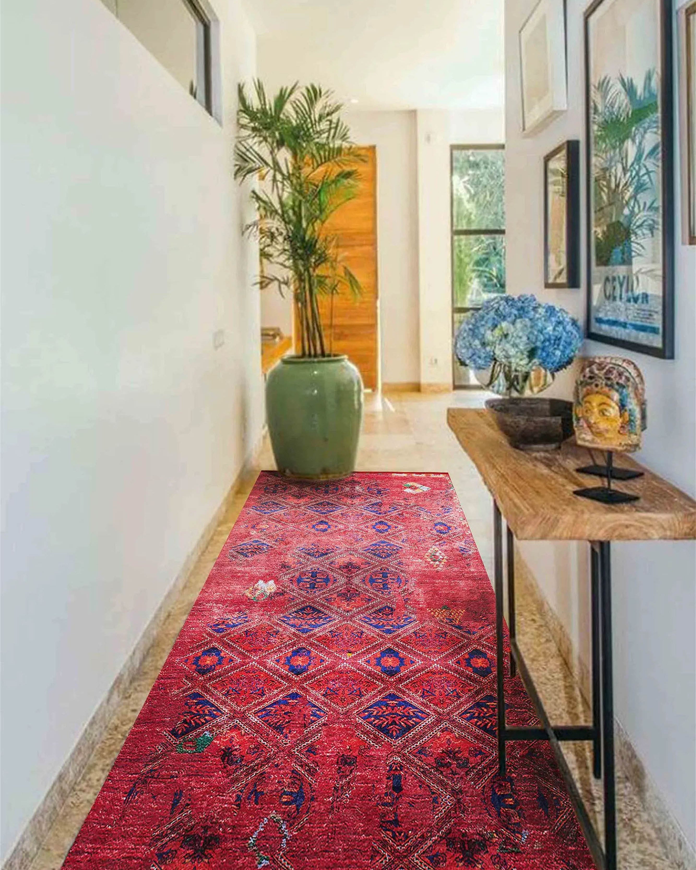 Rita Kilim Turkish Vintage Red Rug