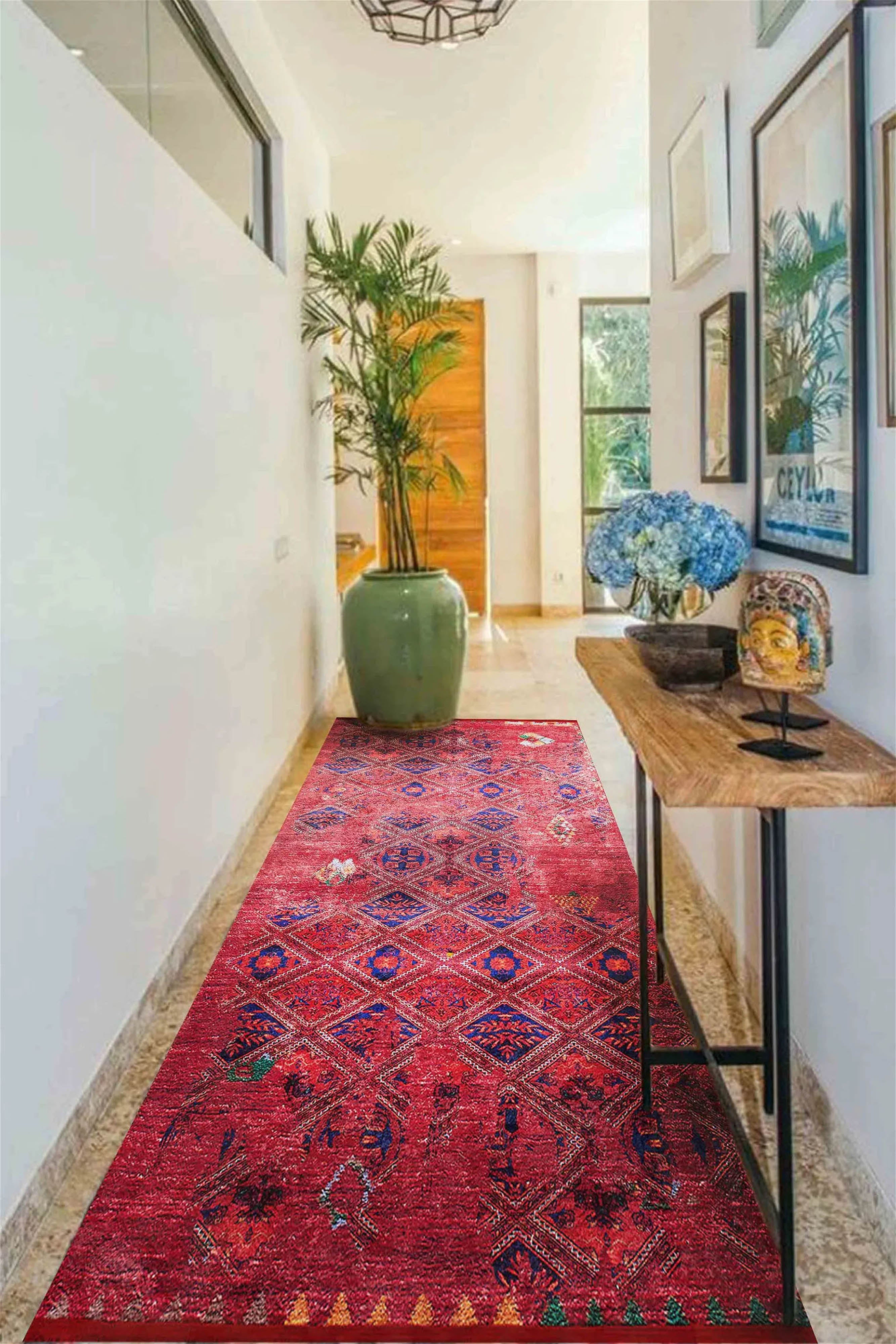 Rita Kilim Turkish Vintage Red Rug
