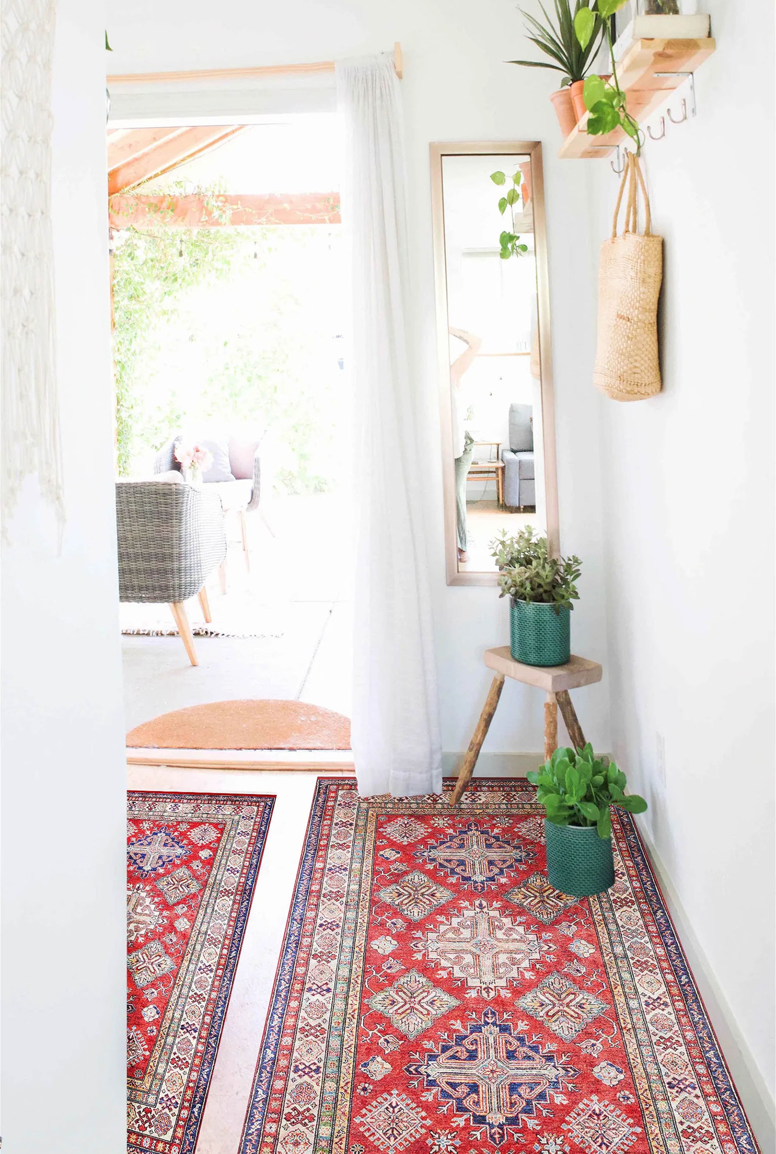 Tufa Turkish Kilim Red Beige Rug