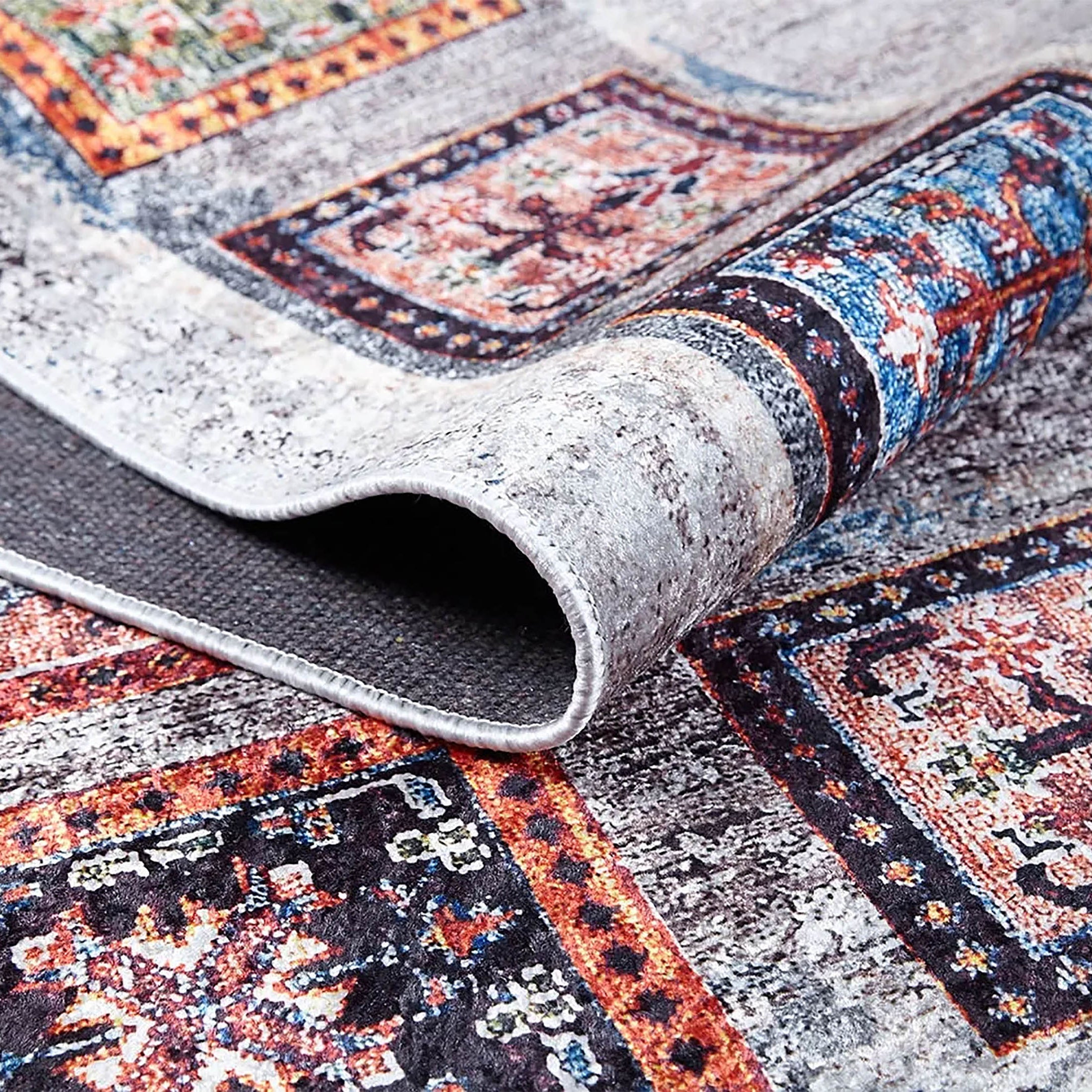 Bailee Antique Turkish Bohemian Geometric Rug