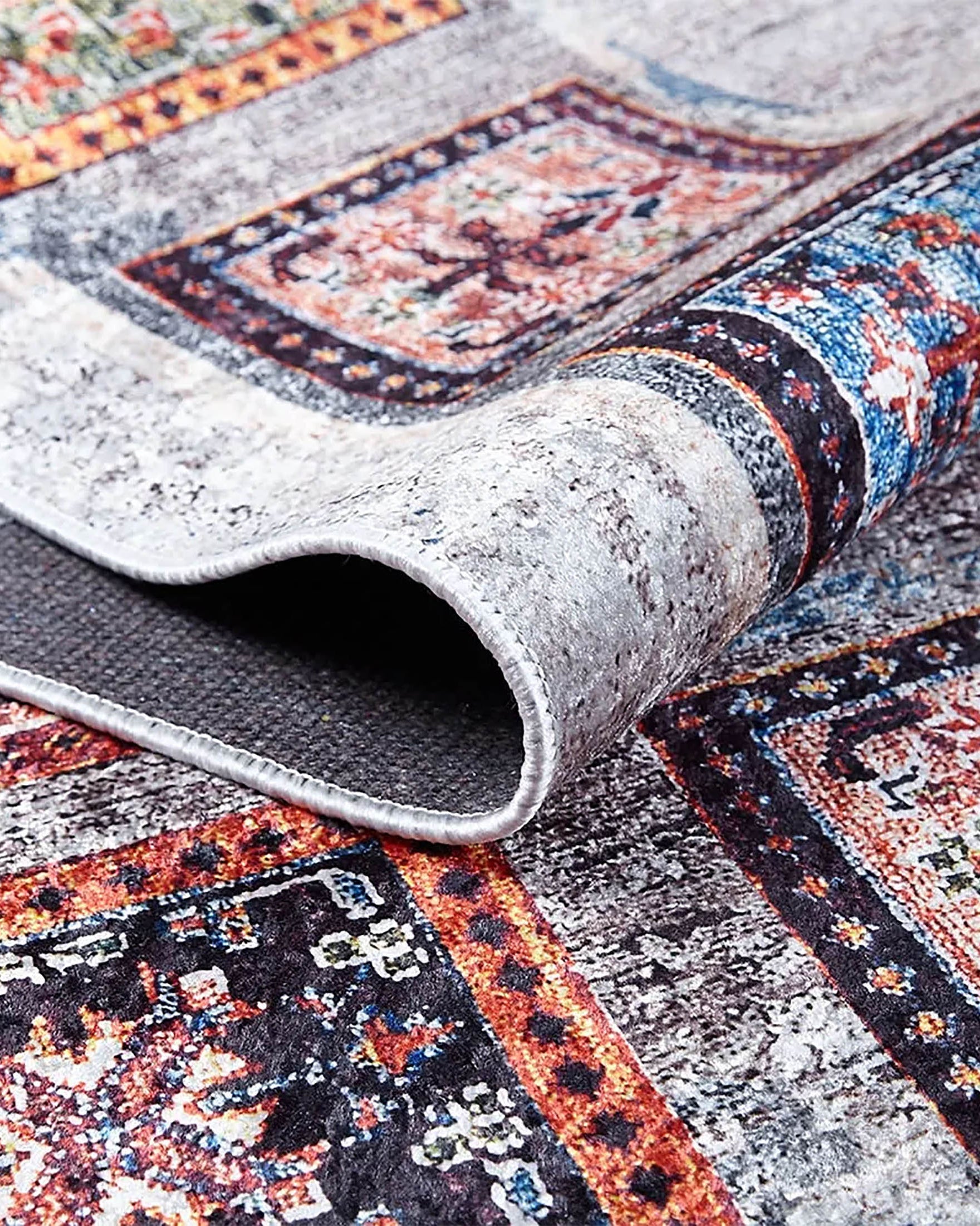 Bailee Antique Turkish Bohemian Geometric Rug