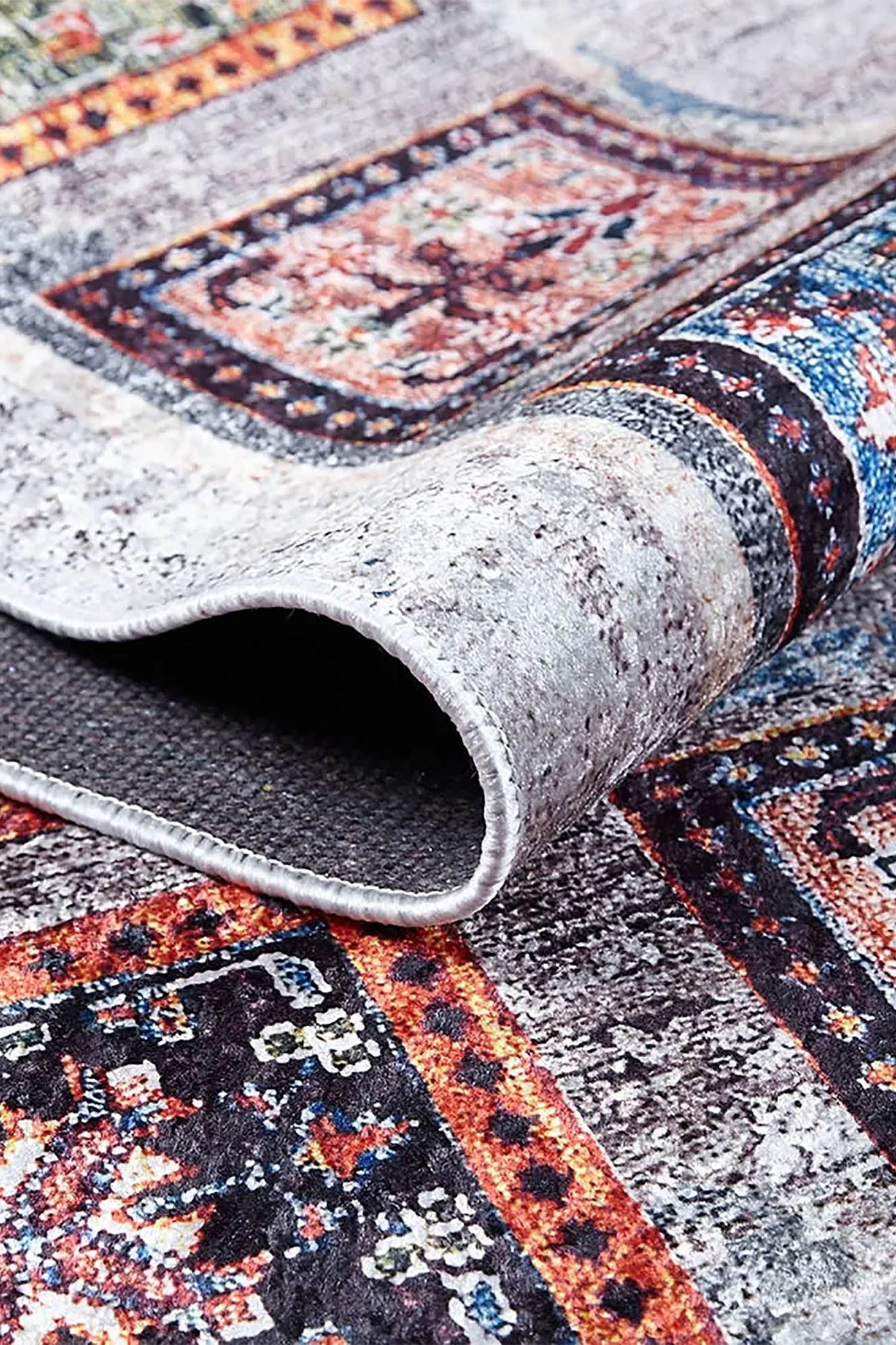 Bailee Antique Turkish Bohemian Geometric Rug