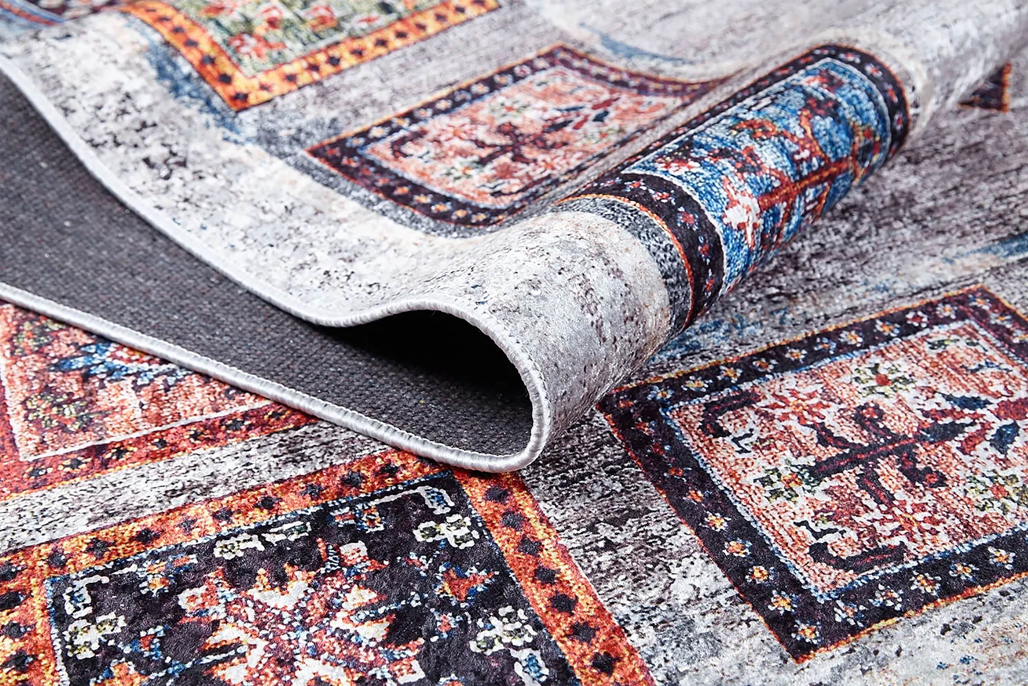 Bailee Antique Turkish Bohemian Geometric Rug