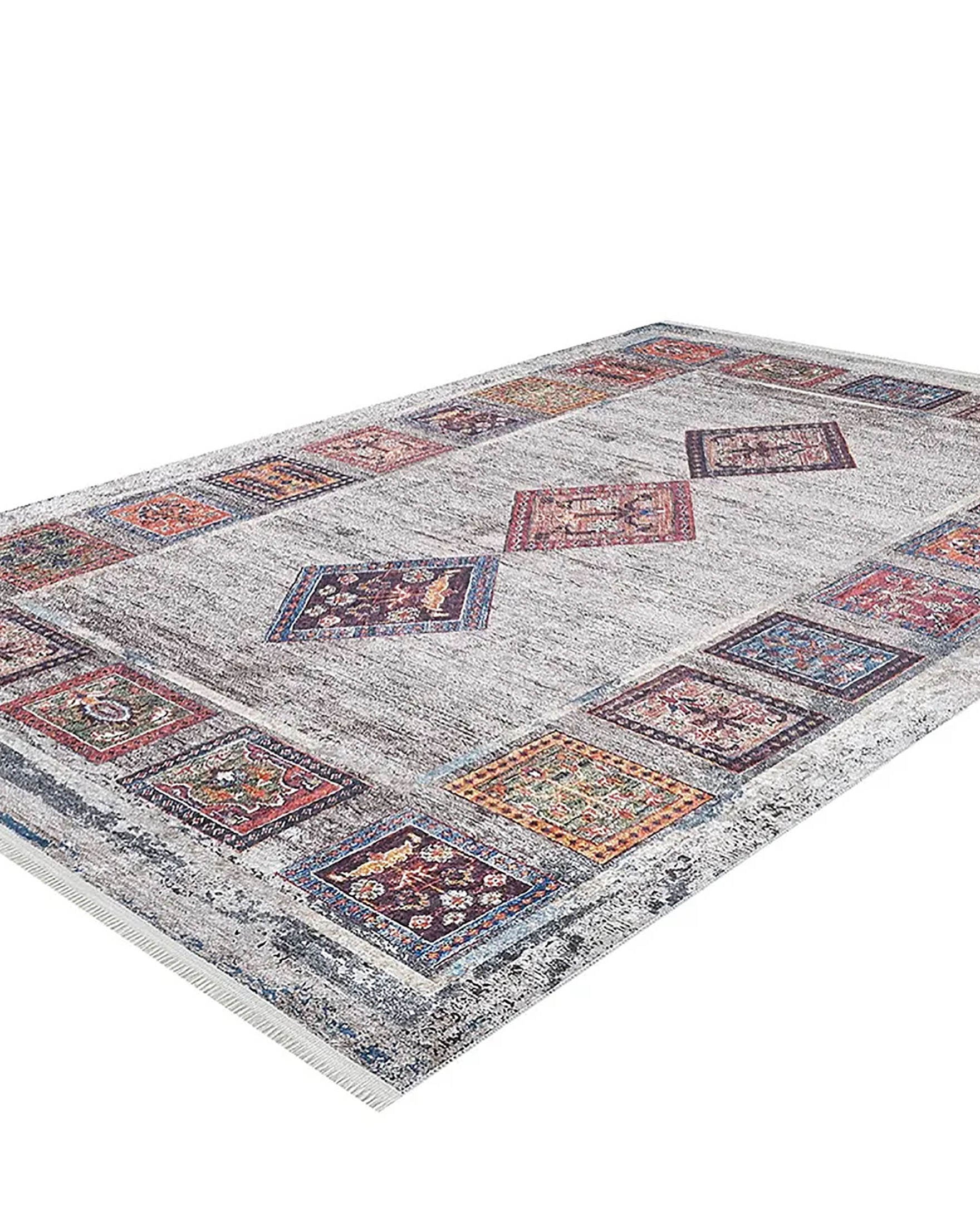 Bailee Antique Turkish Bohemian Geometric Rug