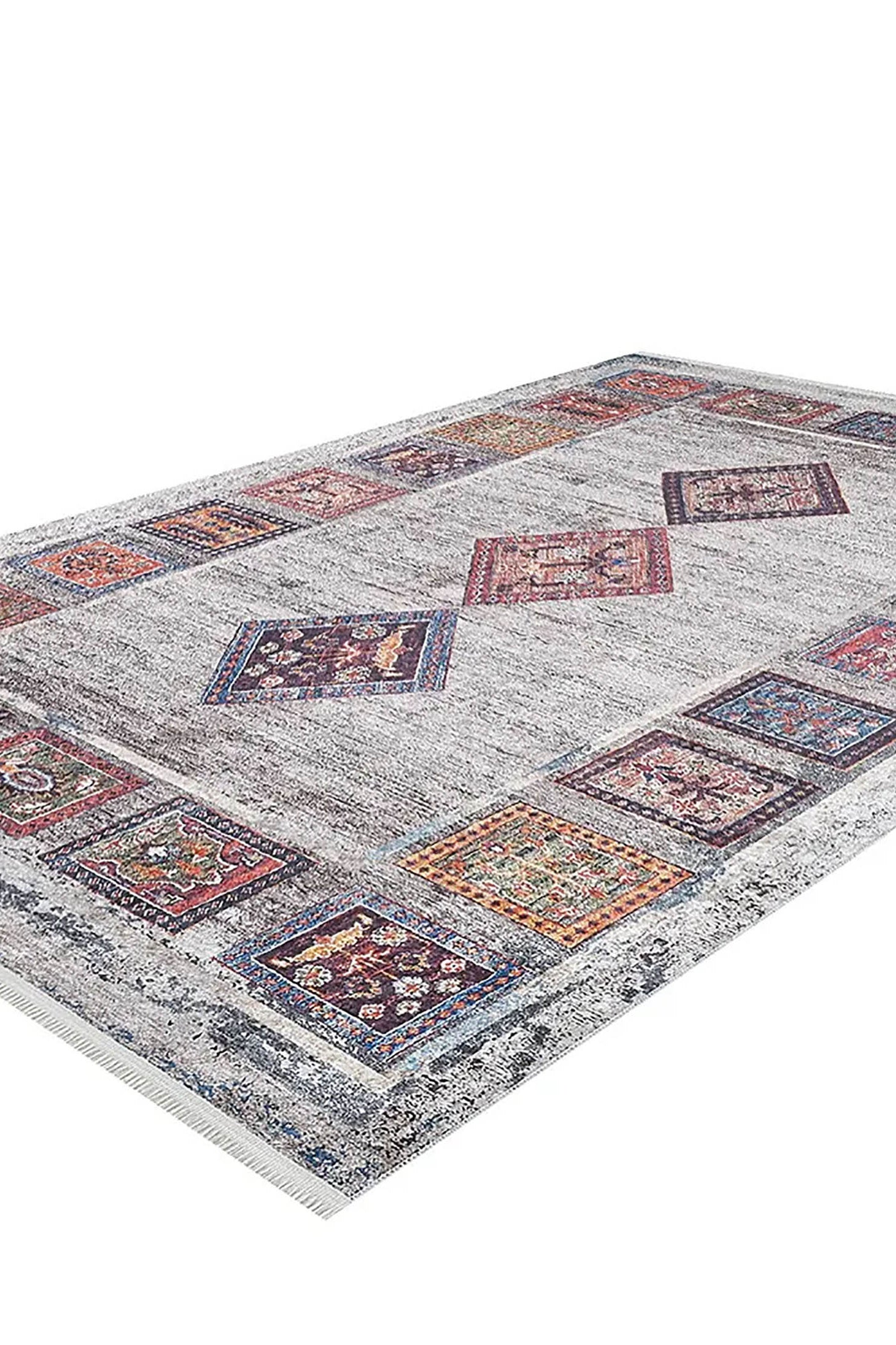 Bailee Antique Turkish Bohemian Geometric Rug