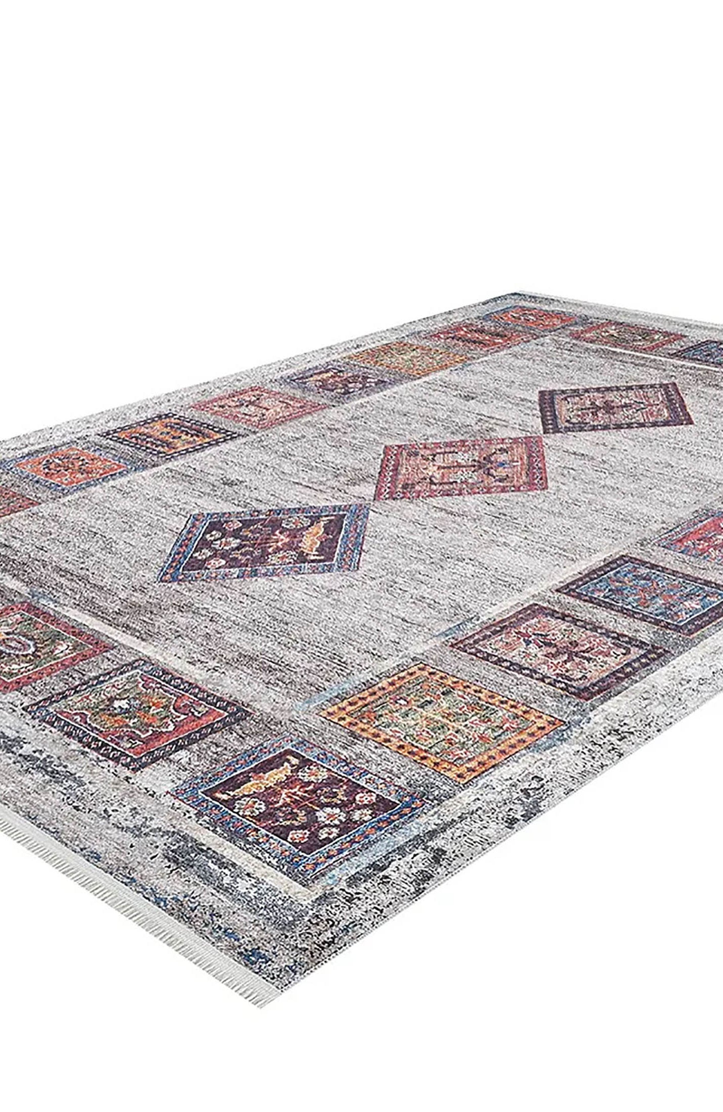 Bailee Antique Turkish Bohemian Geometric Rug
