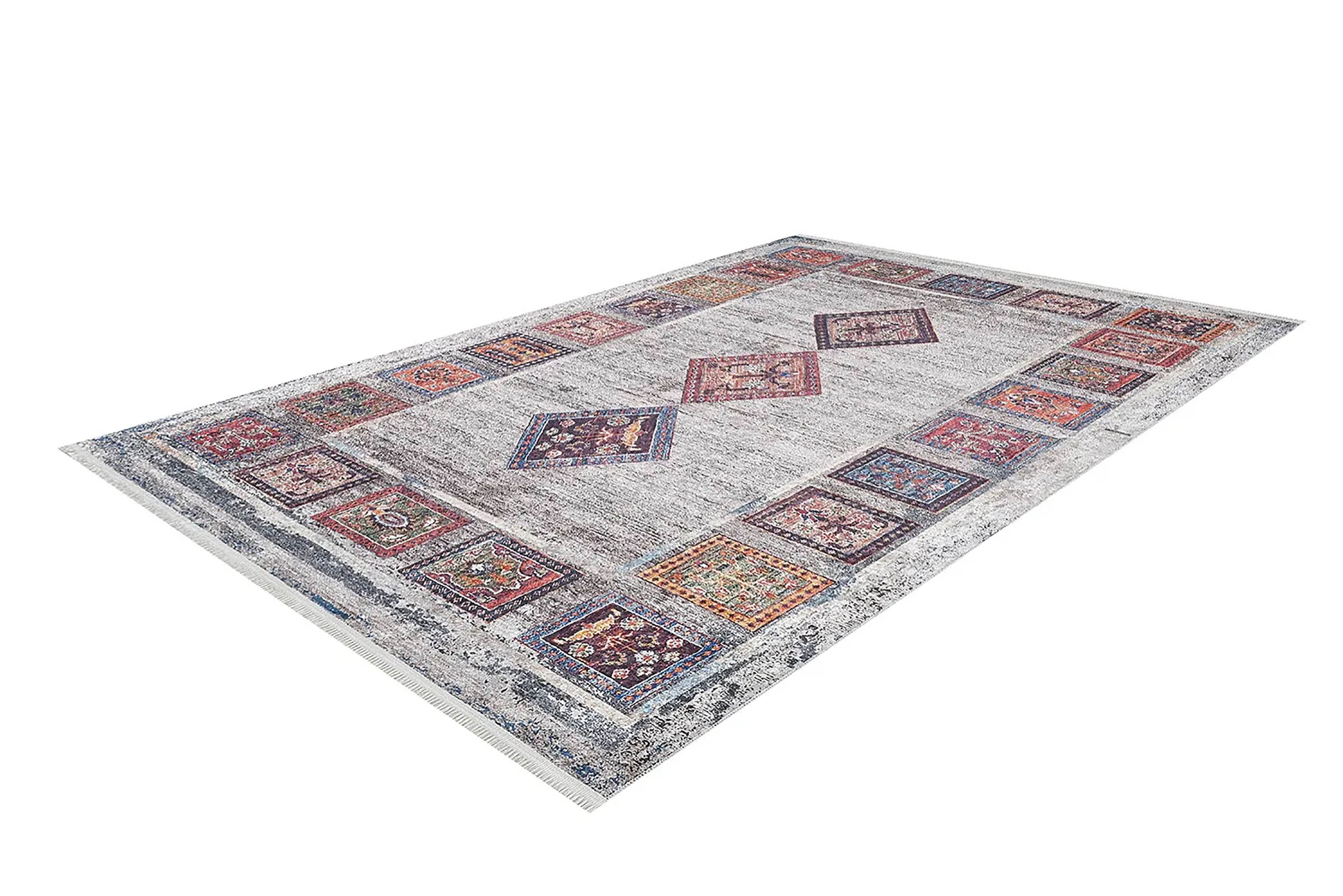 Bailee Antique Turkish Bohemian Geometric Rug