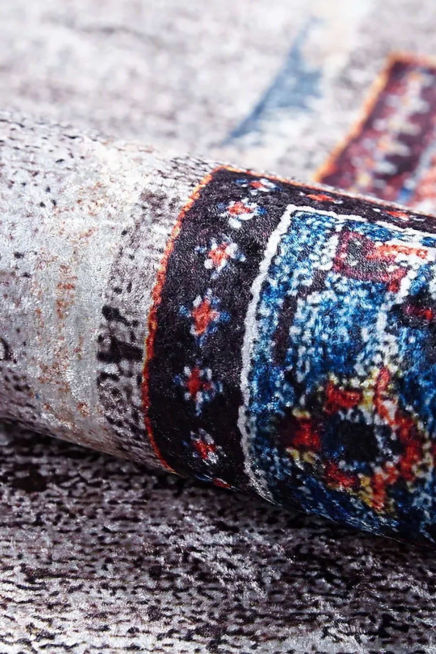 Bailee Antique Turkish Bohemian Geometric Rug