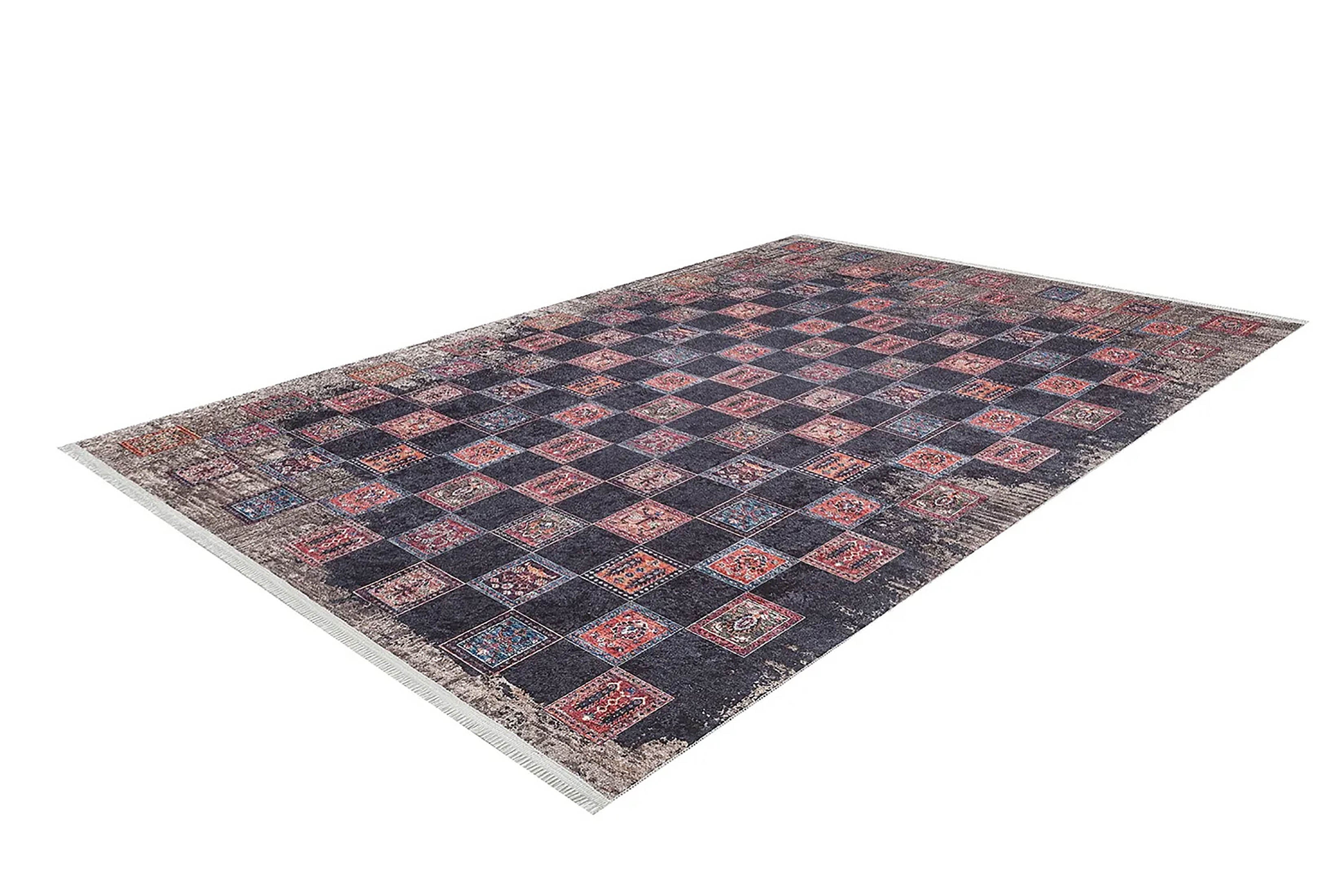 Violet Turkish Distressed Antique Style Luxury Rug