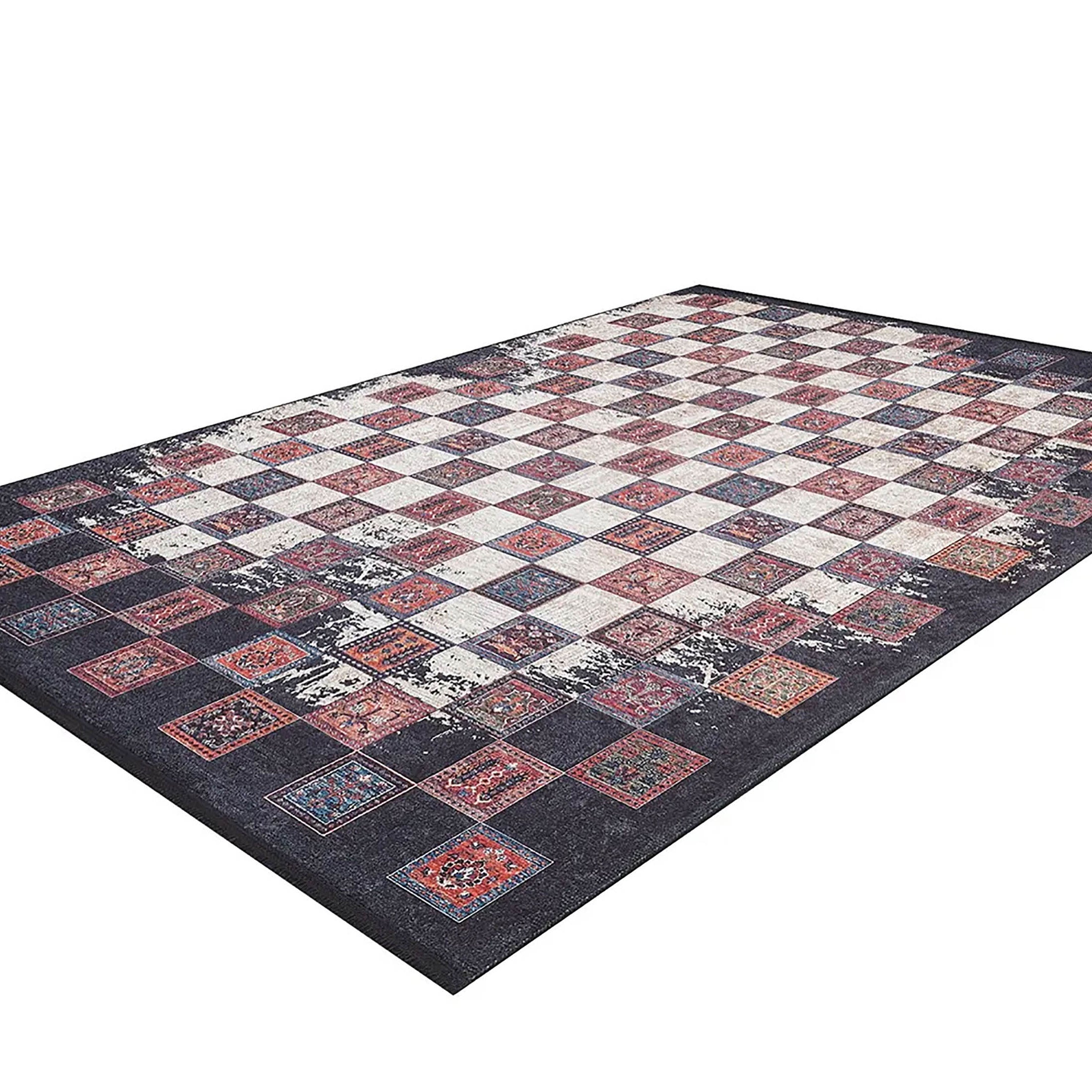 Gianna Turkish Distressed Ethnic Vintage Luxury Rug