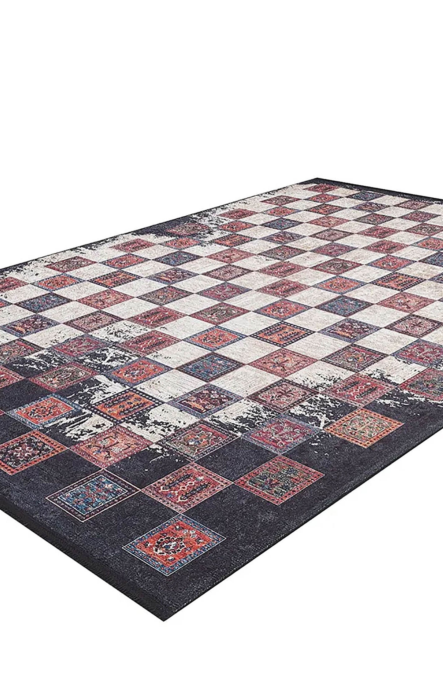 Gianna Turkish Distressed Ethnic Vintage Luxury Rug
