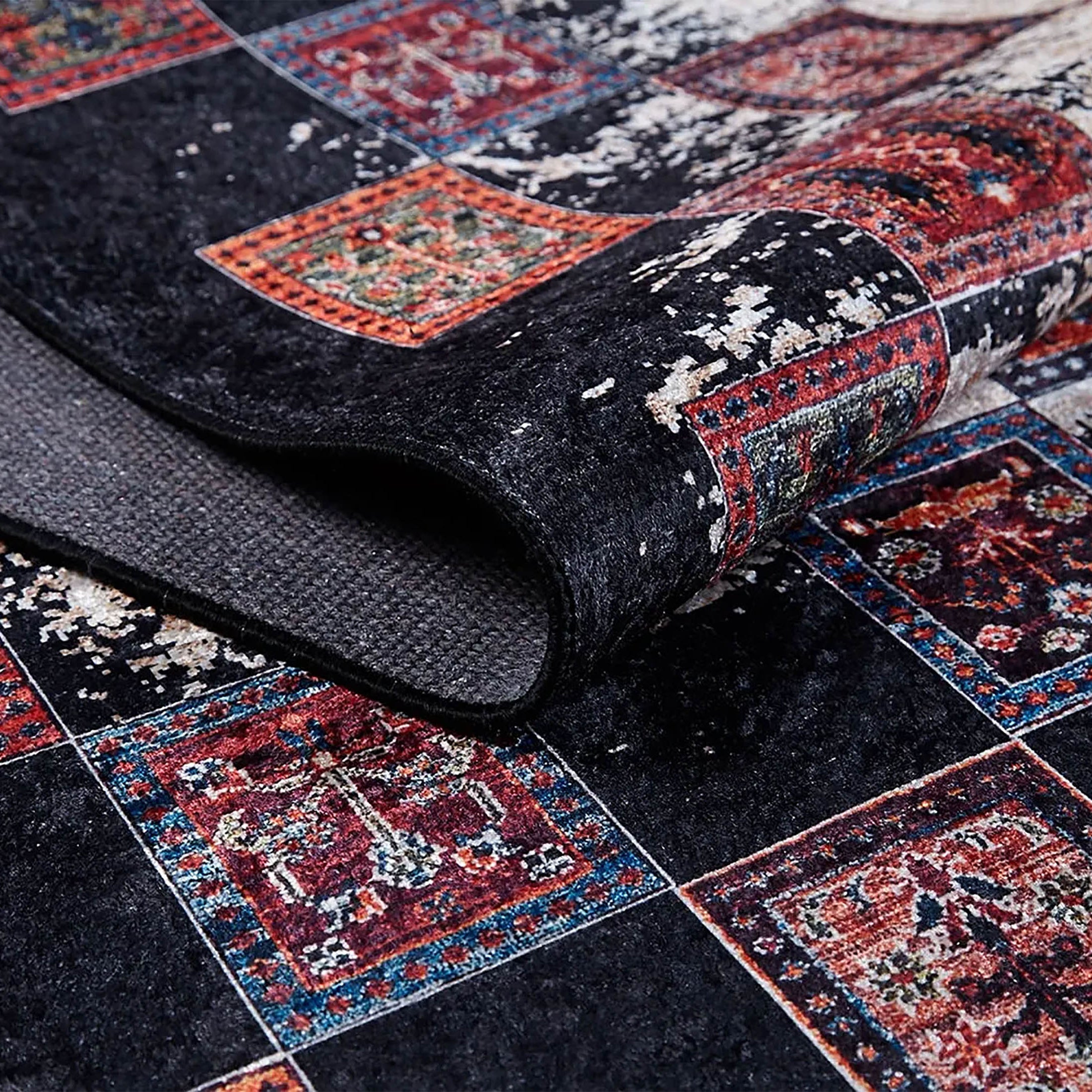 Gianna Turkish Distressed Ethnic Vintage Luxury Rug