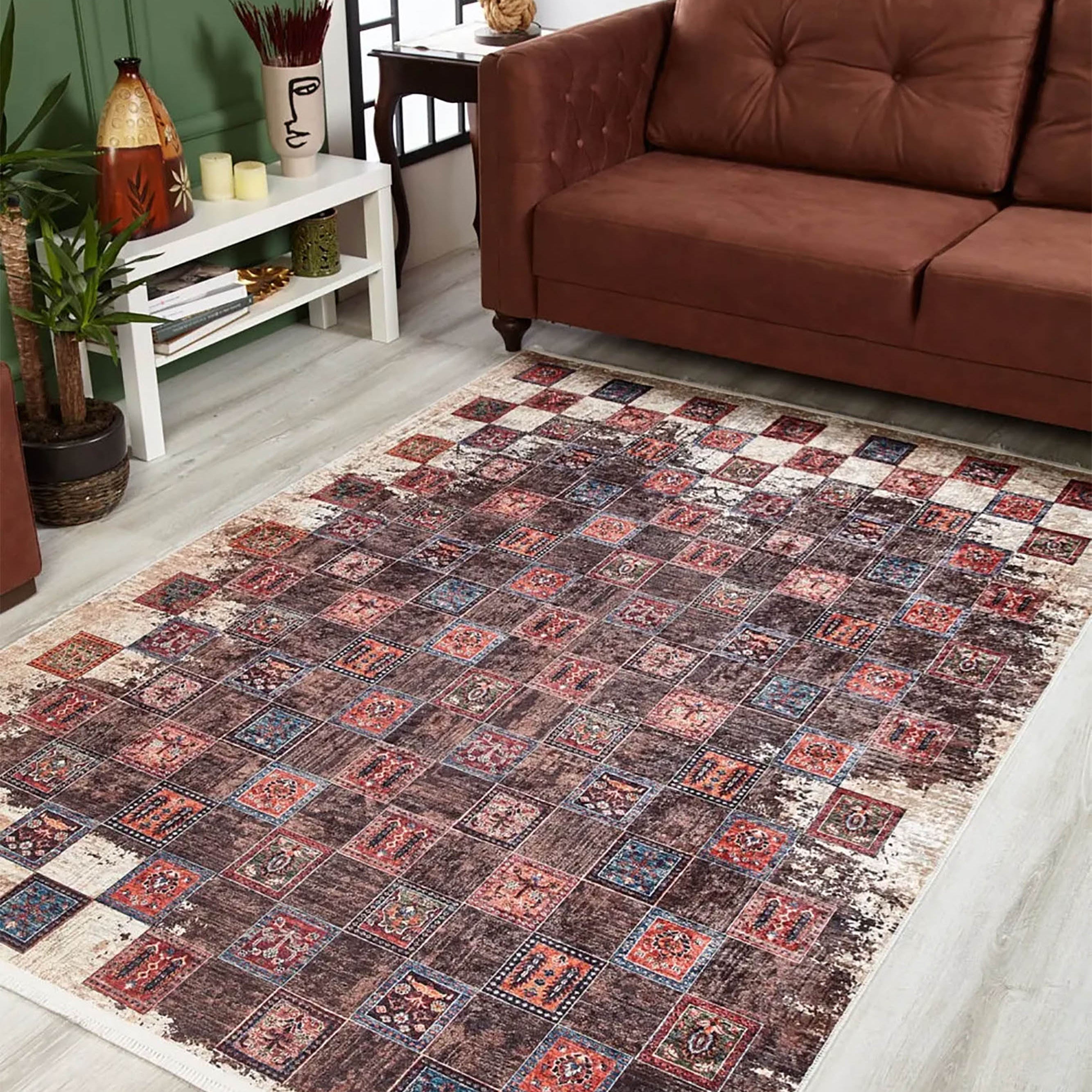 Isla Turkish Distressed Antique Style Bohemian Luxury Rug