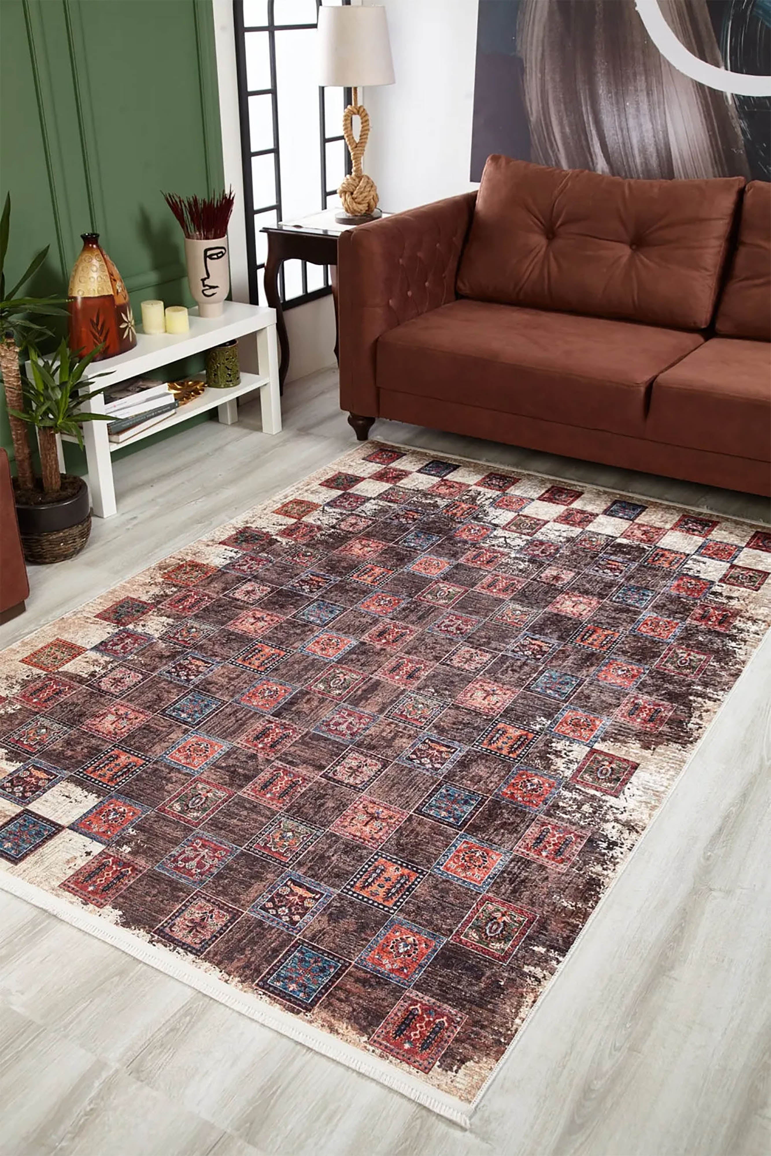 Isla Turkish Distressed Antique Style Bohemian Luxury Rug
