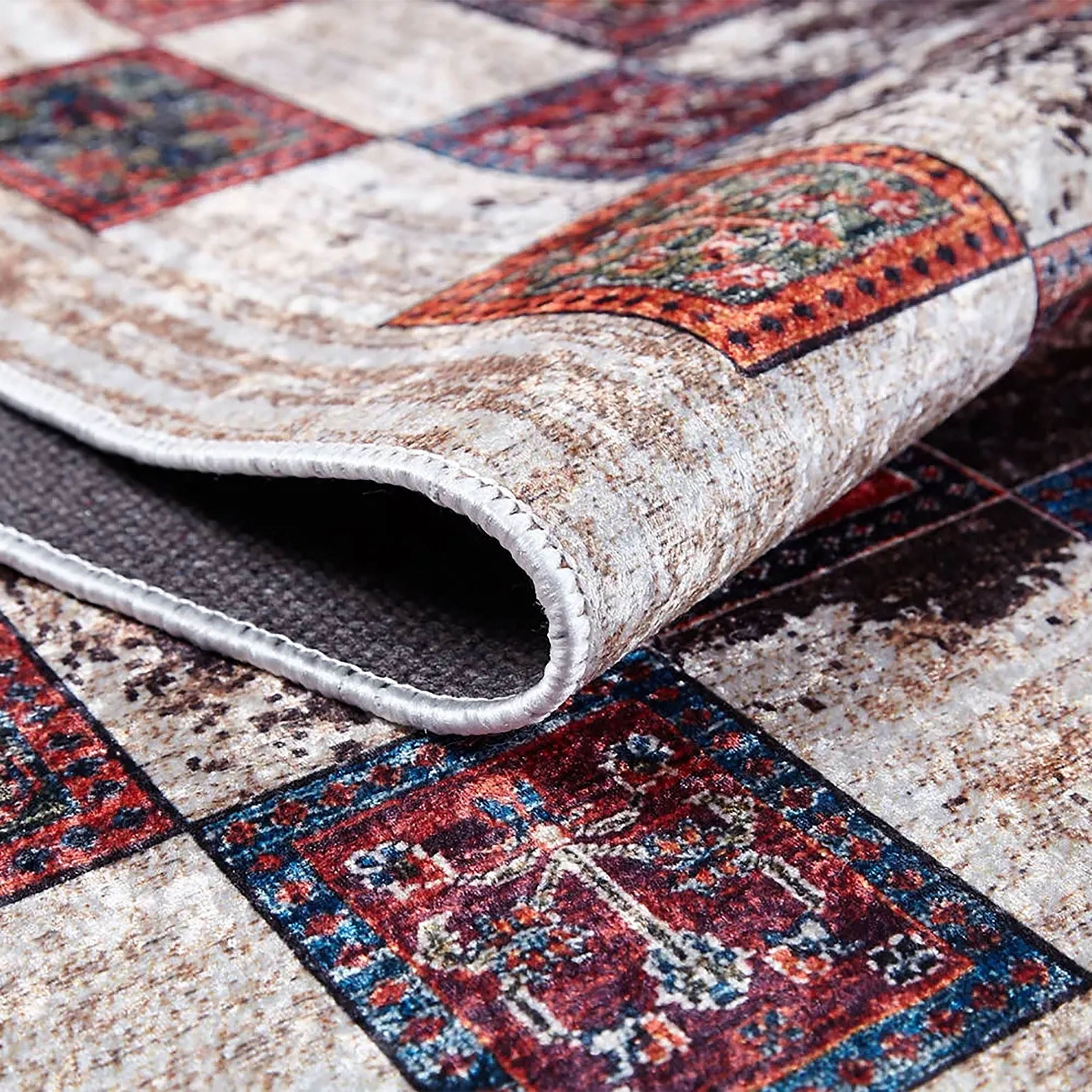 Isla Turkish Distressed Antique Style Bohemian Luxury Rug