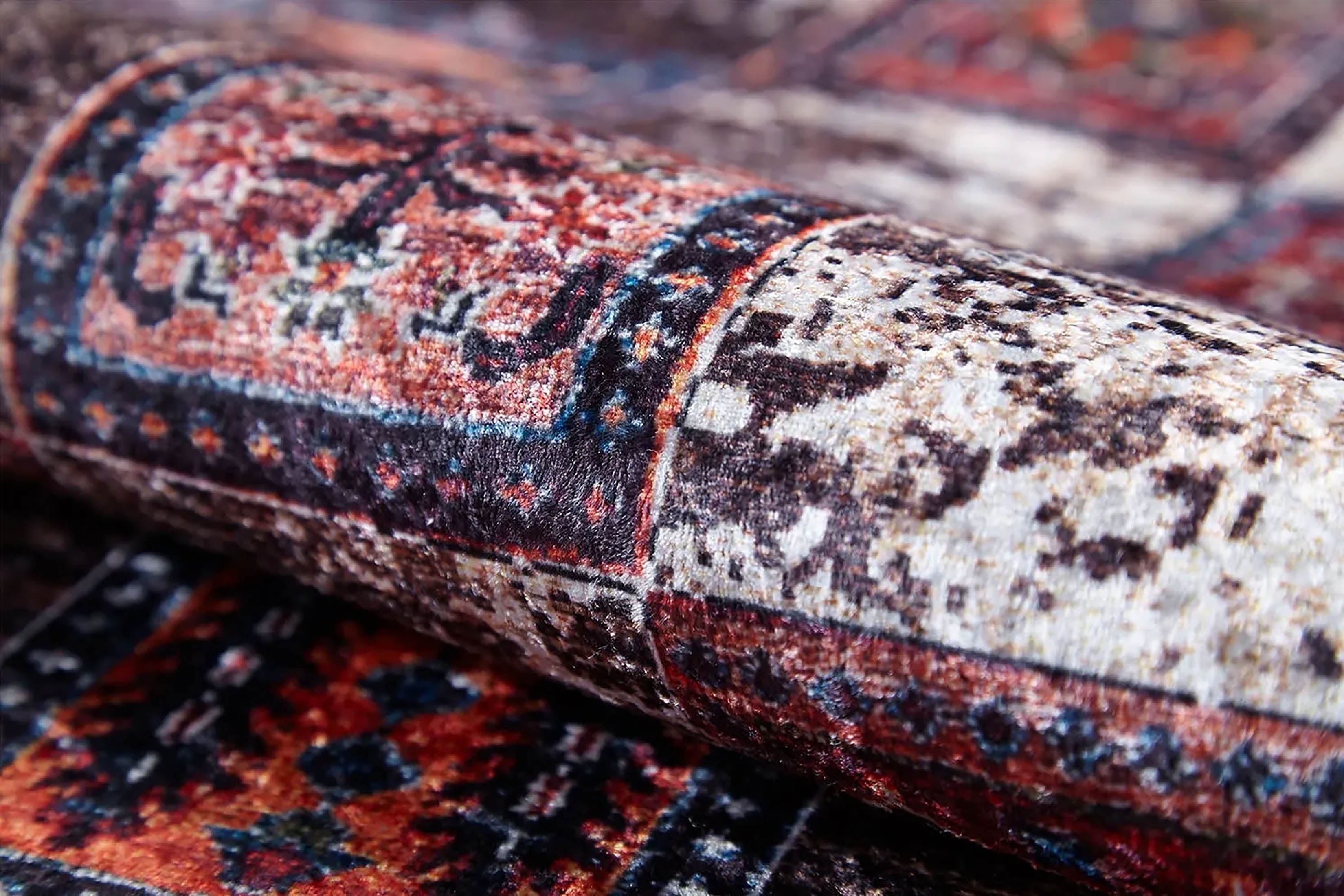 Isla Turkish Distressed Antique Style Bohemian Luxury Rug