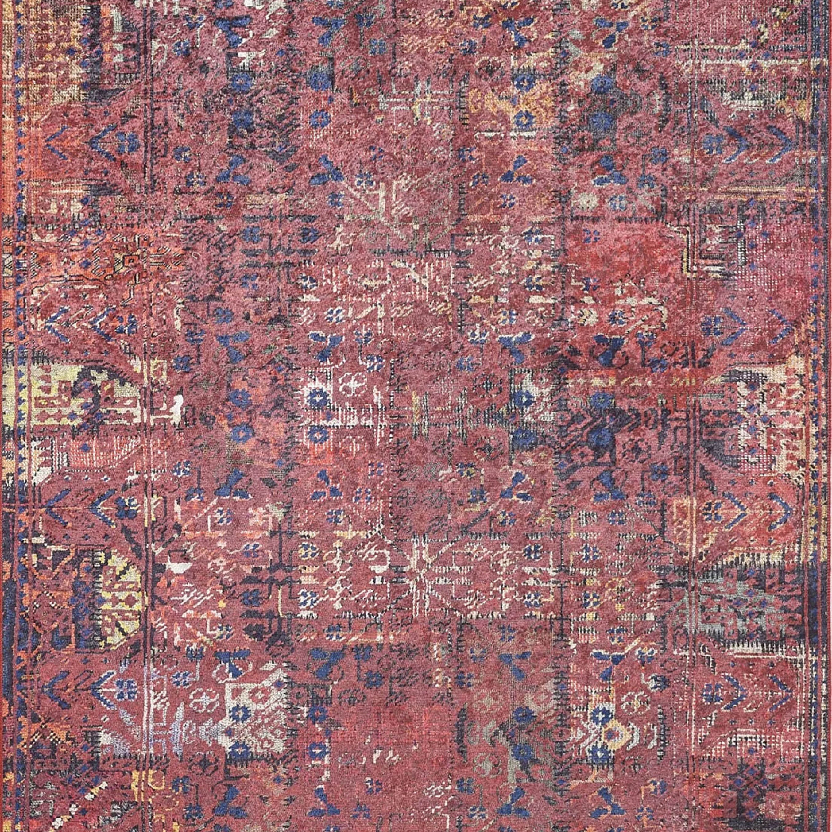 Nancy Turkish Vintage Red Anatolian Decorative Rug