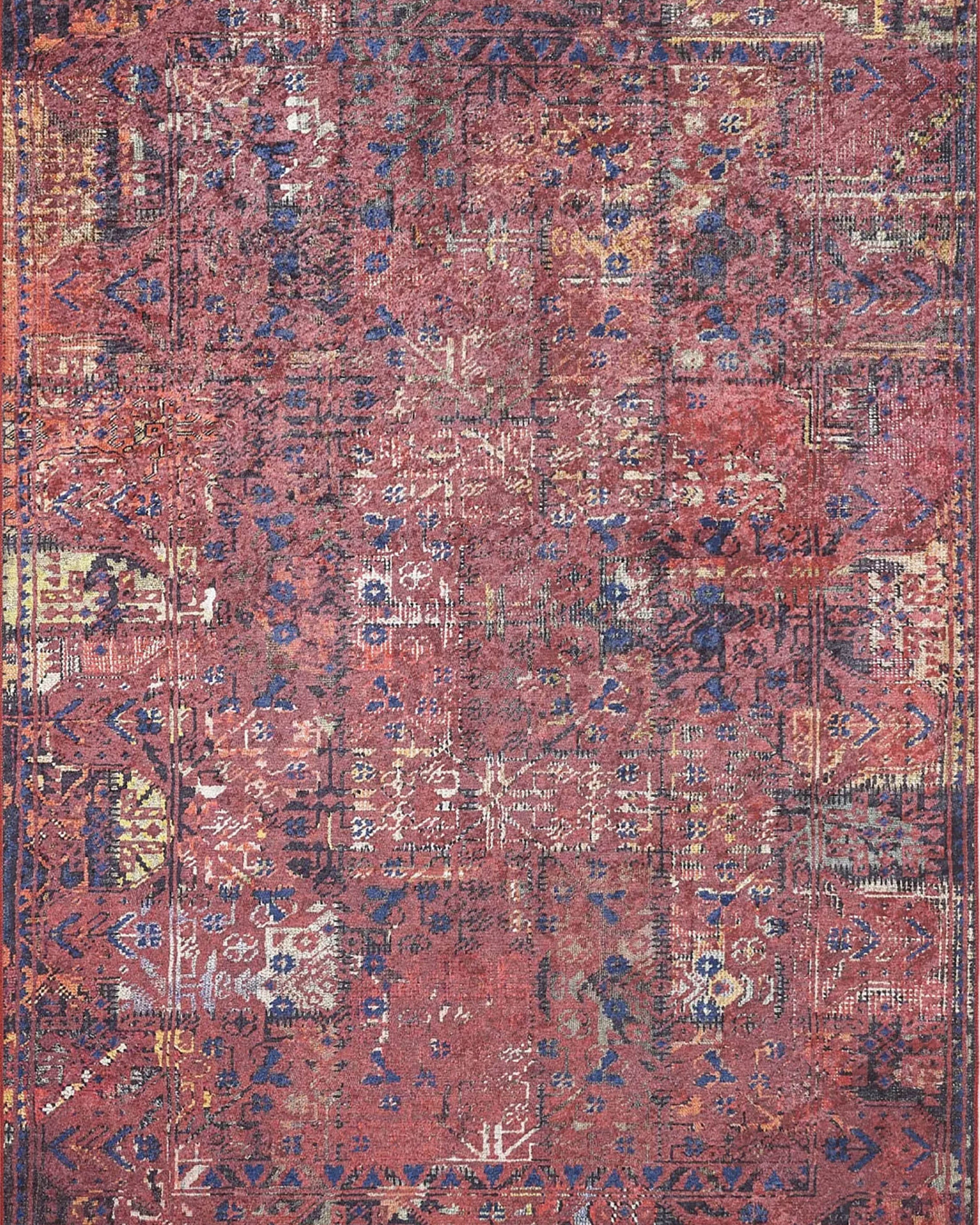 Nancy Turkish Vintage Red Anatolian Decorative Rug