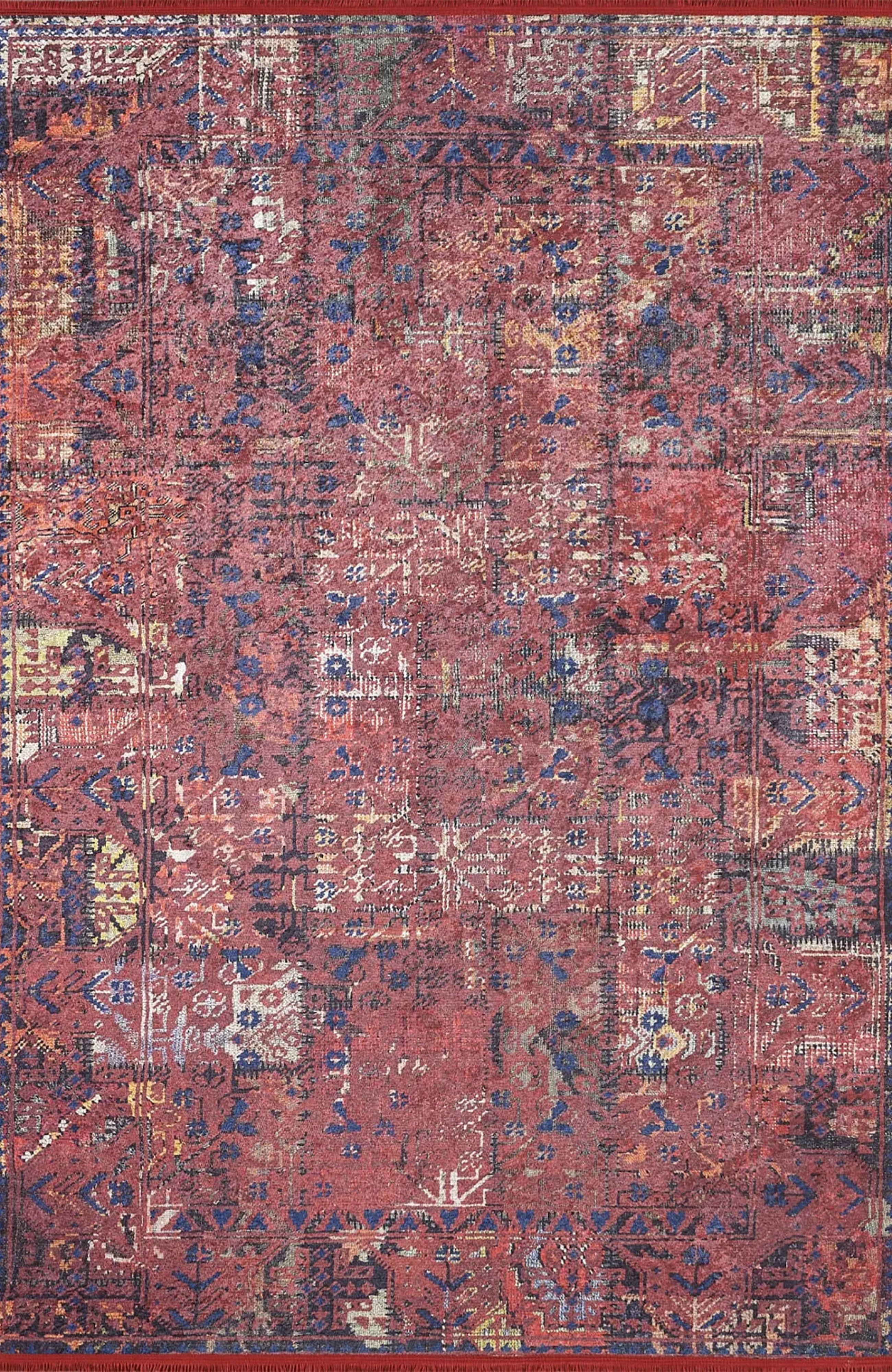 Nancy Turkish Vintage Red Anatolian Decorative Rug