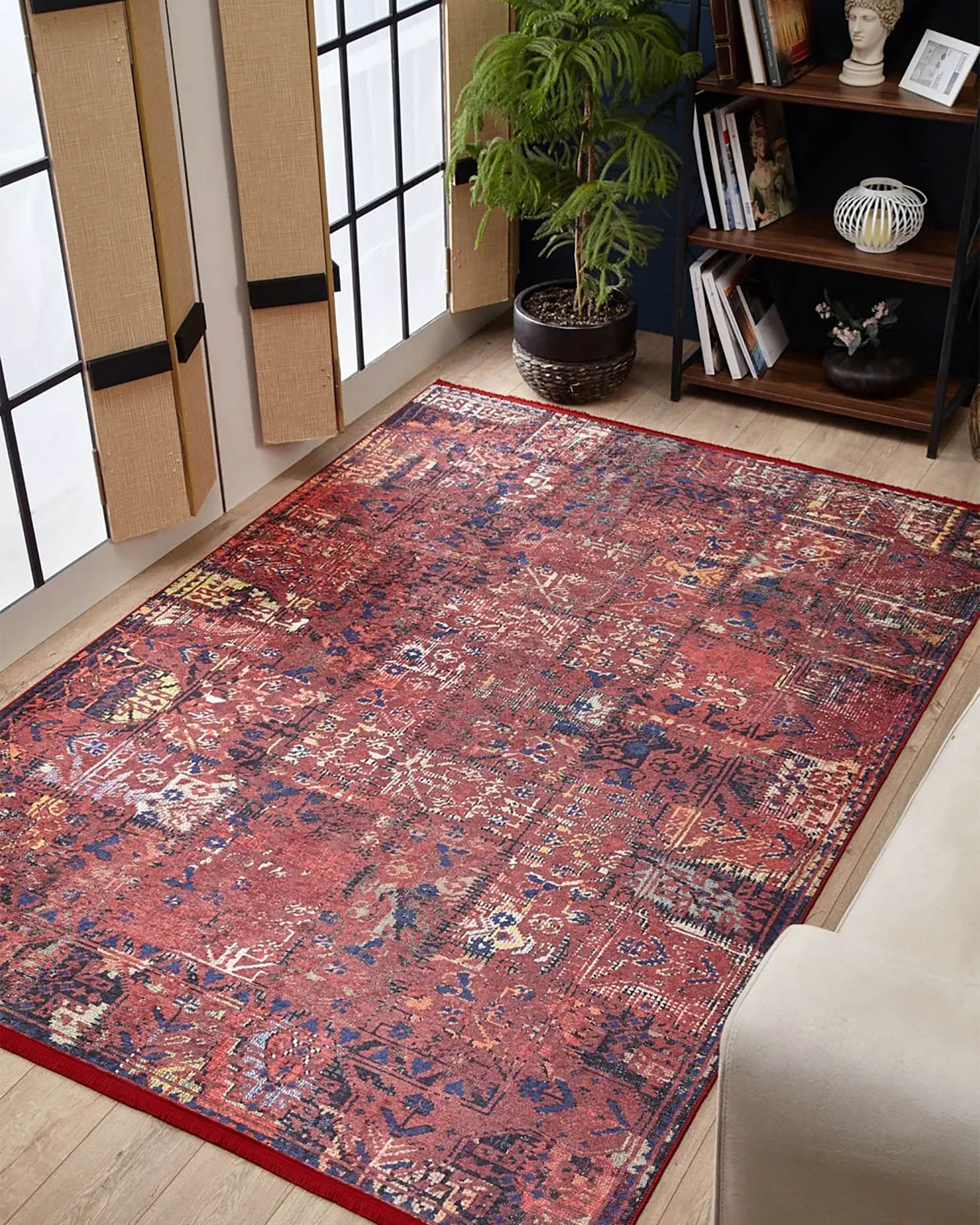 Nancy Turkish Vintage Red Anatolian Decorative Rug