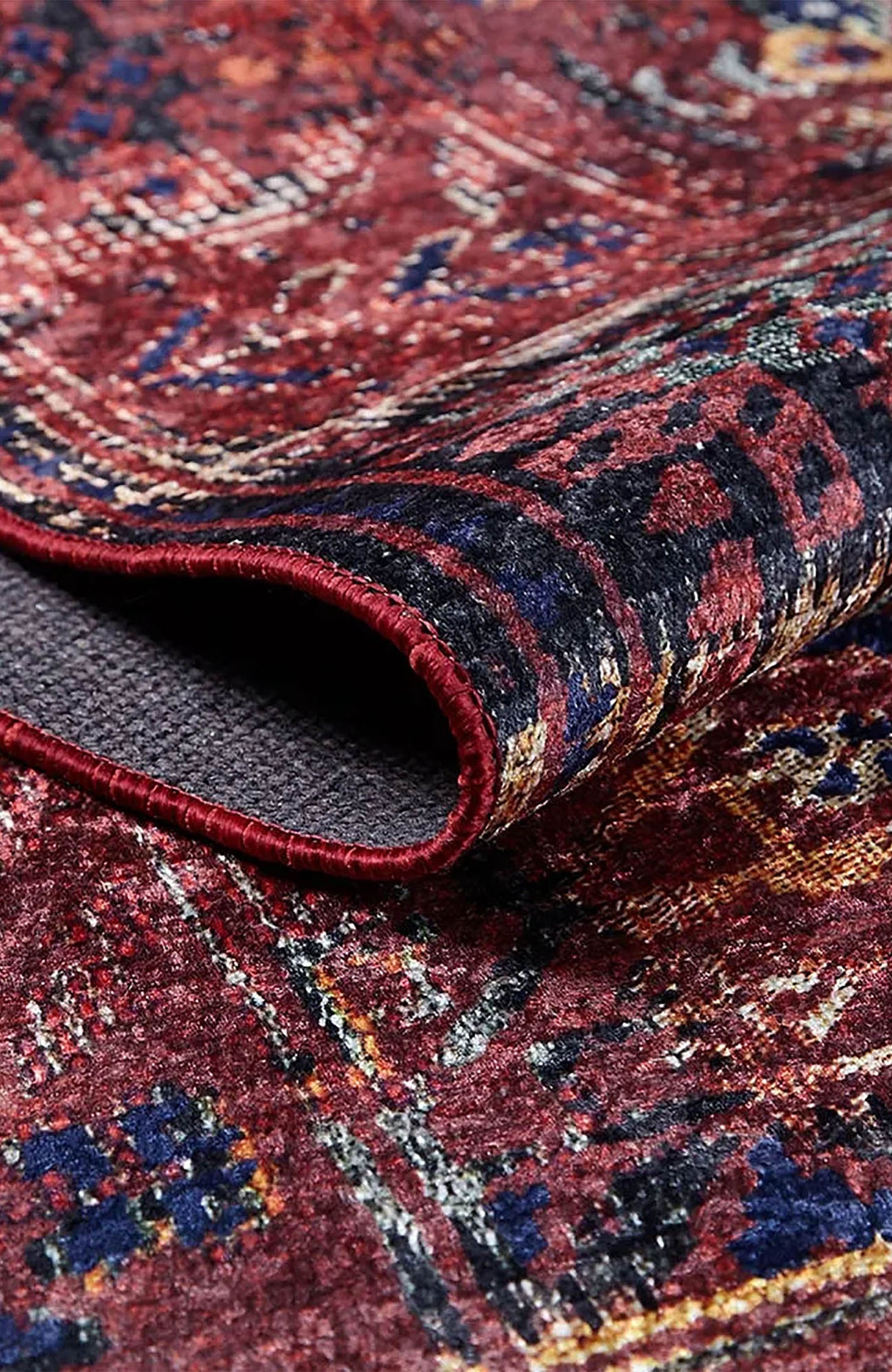 Nancy Turkish Vintage Red Anatolian Decorative Rug