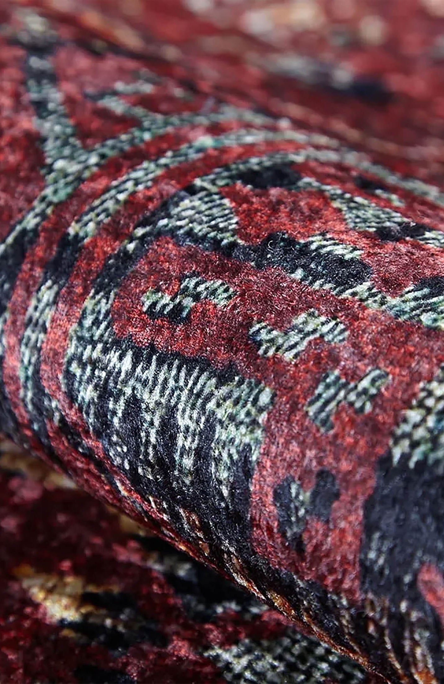 Nancy Turkish Vintage Red Anatolian Decorative Rug