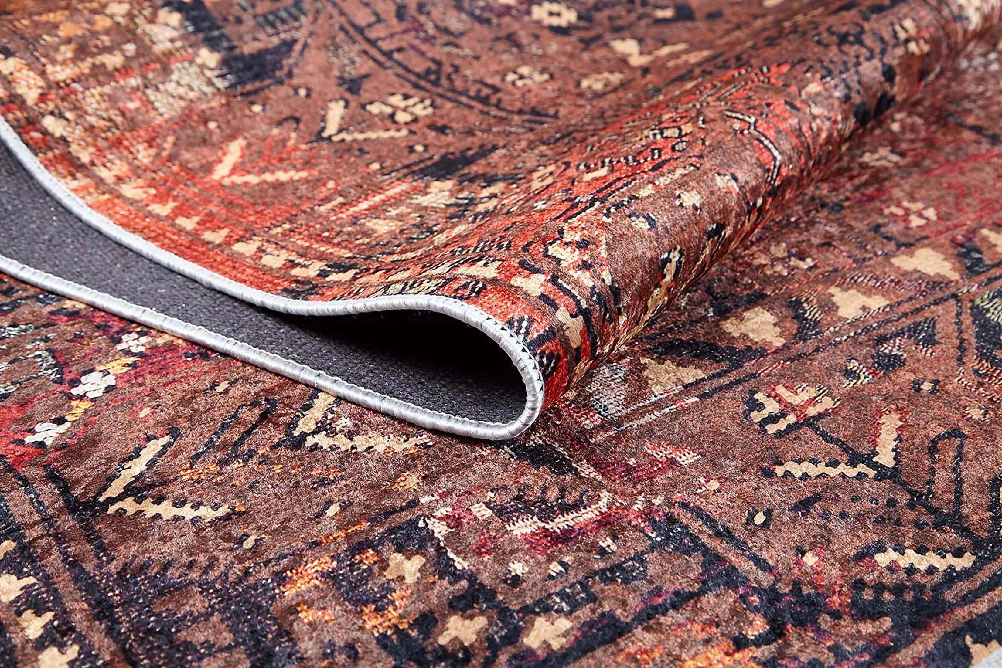 Ayra Turkish Brick Color Oushak Rug