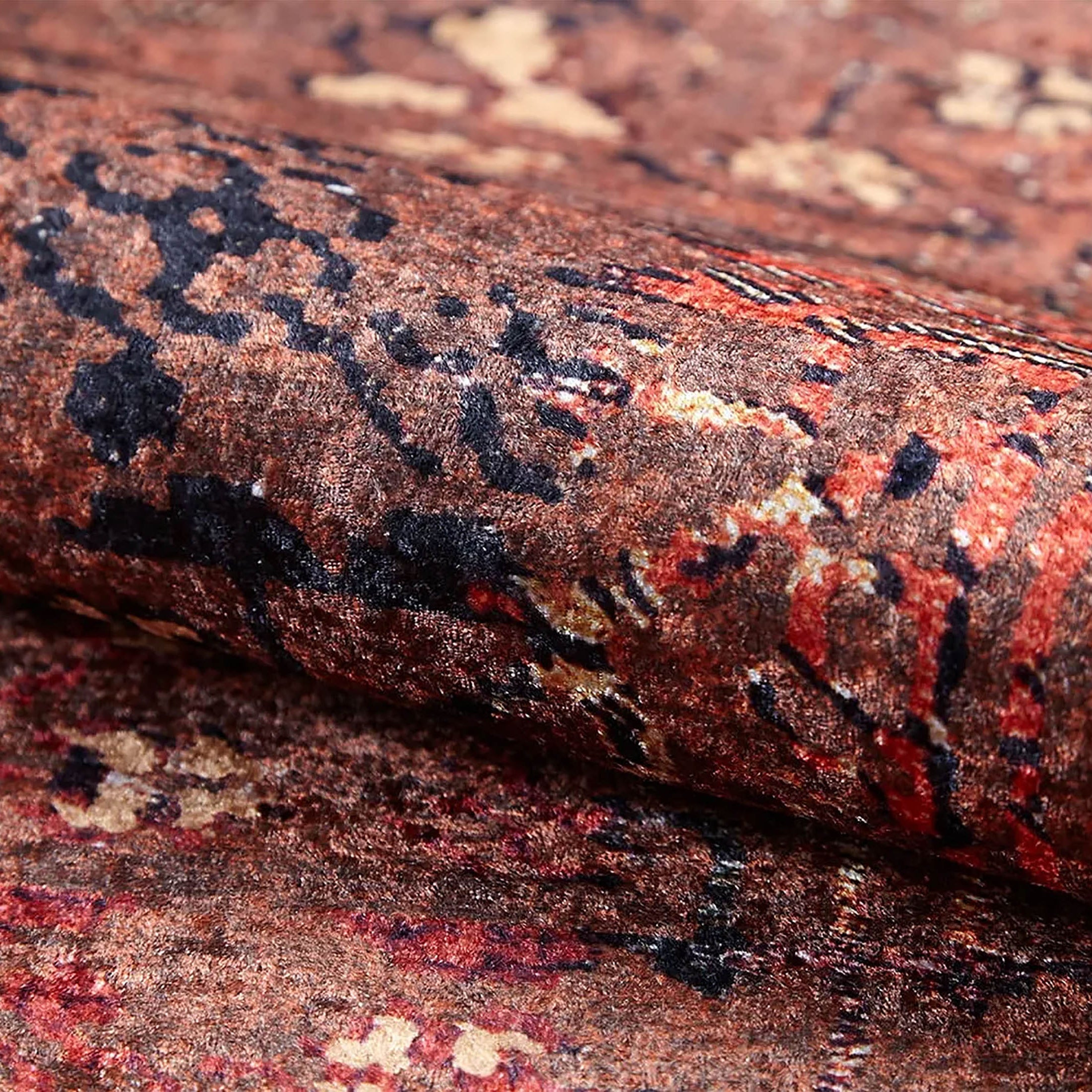 Ayra Turkish Brick Color Oushak Rug