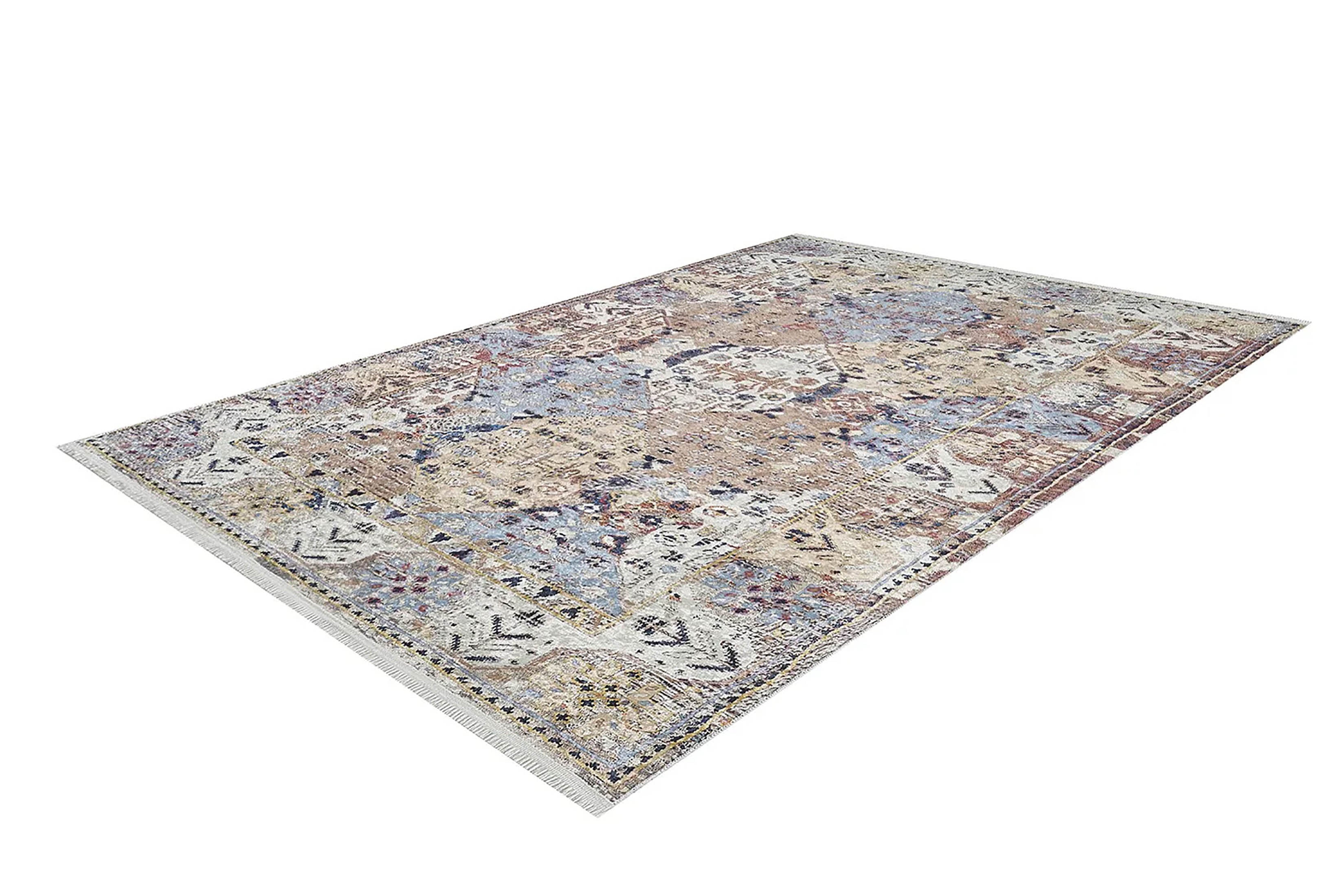 Kenia Turkish Bohemian Modern Beige Rug