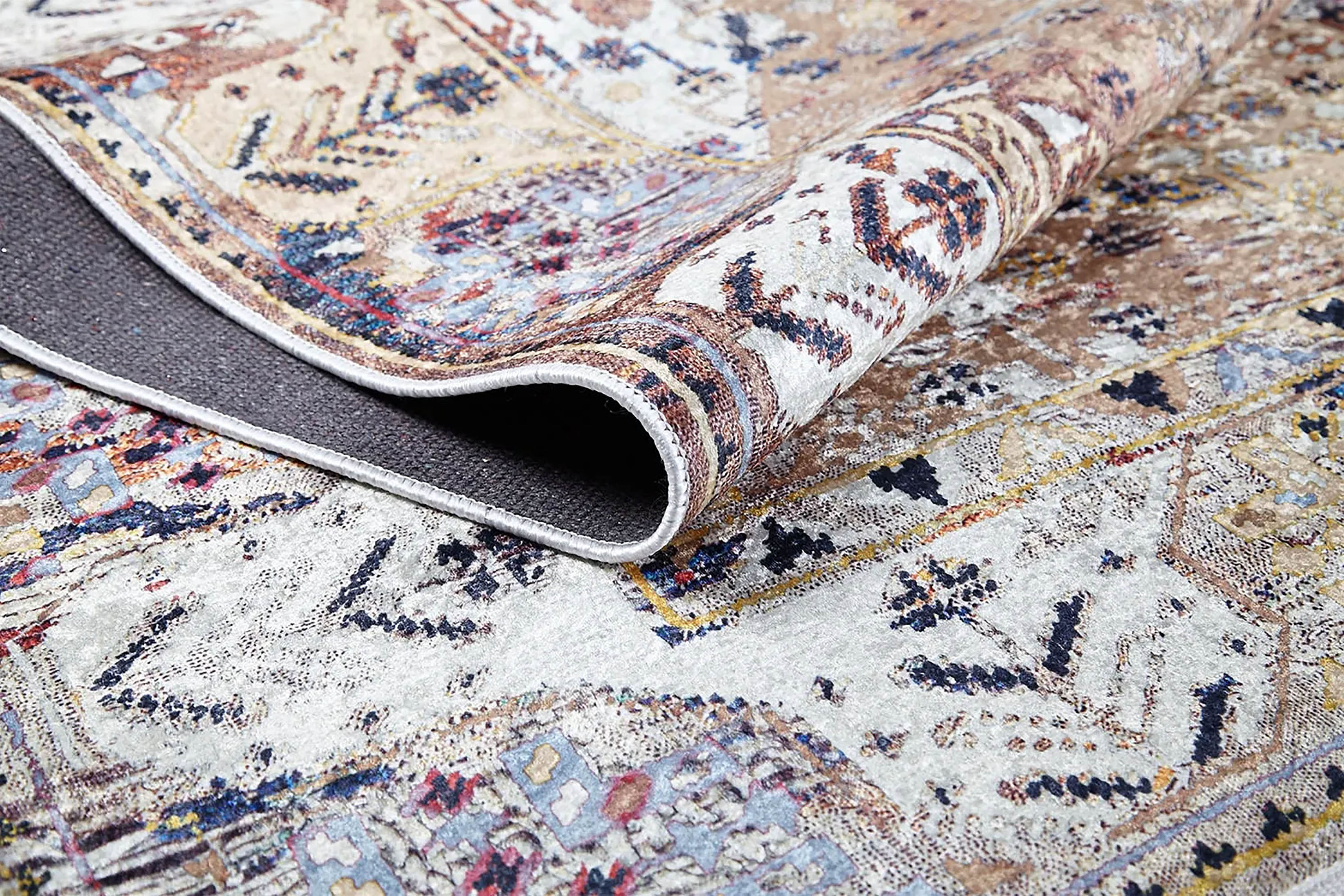 Kenia Turkish Bohemian Modern Beige Rug