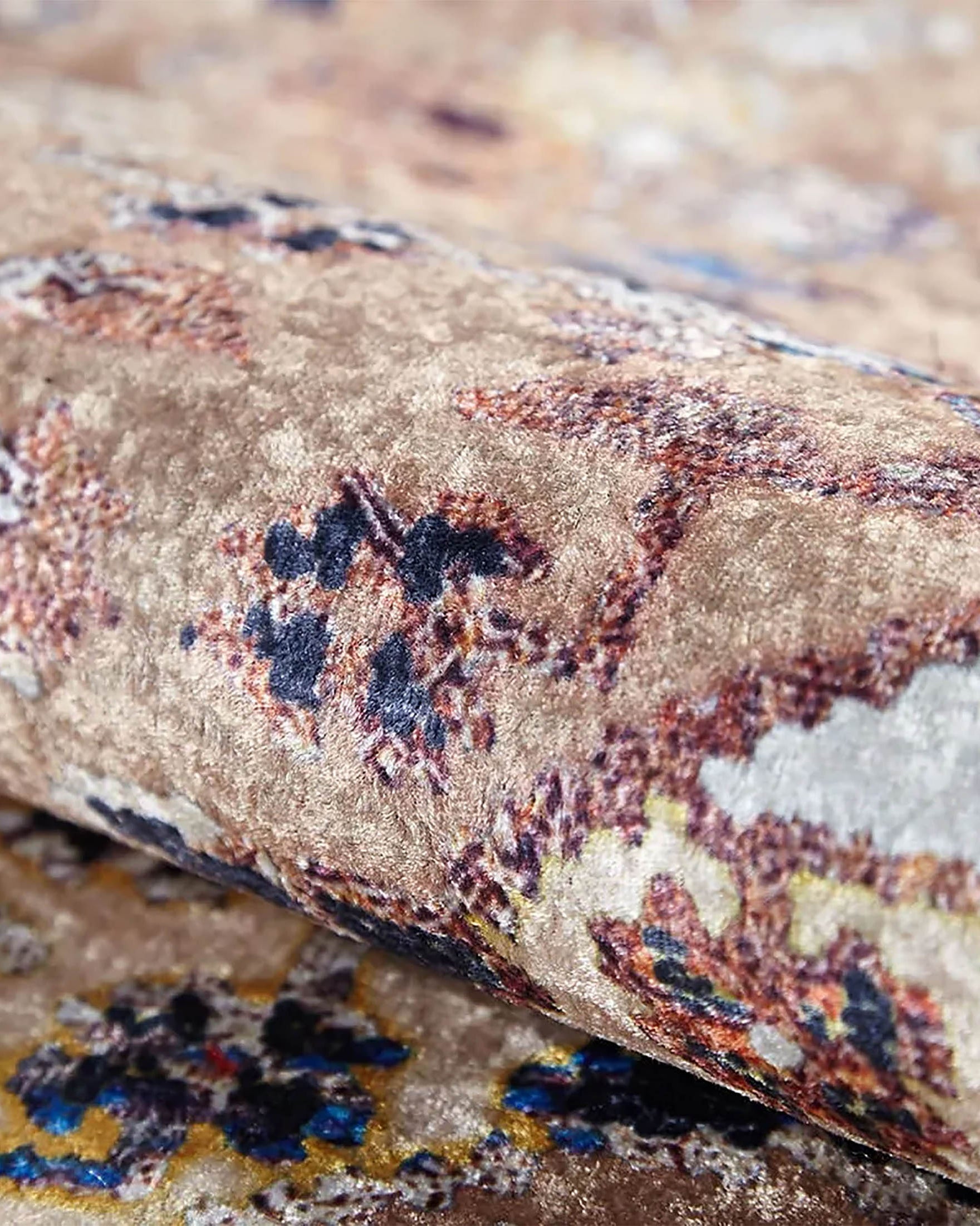 Kenia Turkish Bohemian Modern Beige Rug