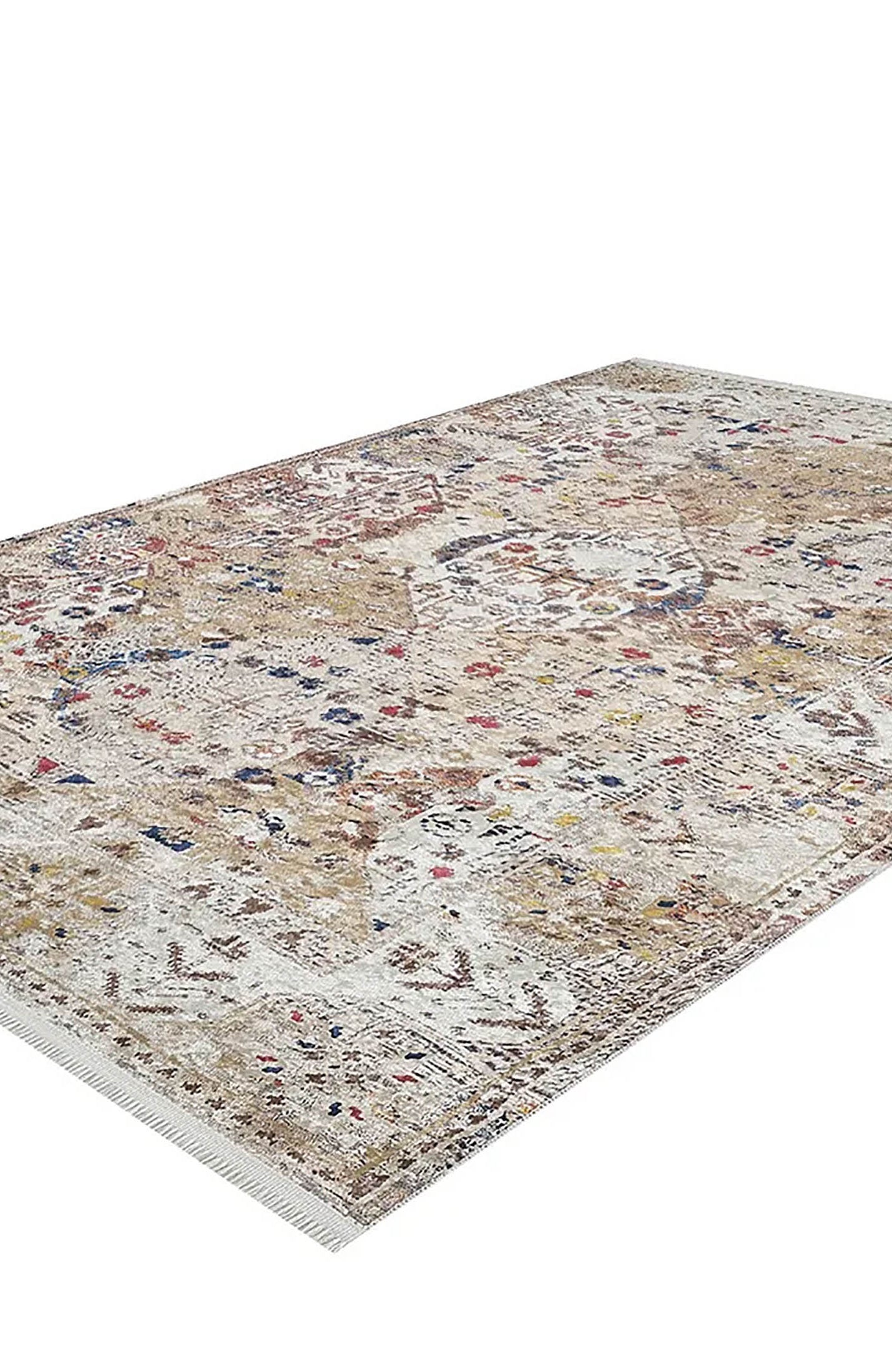Luisa Turkish Bohemian Modern Beige Rug