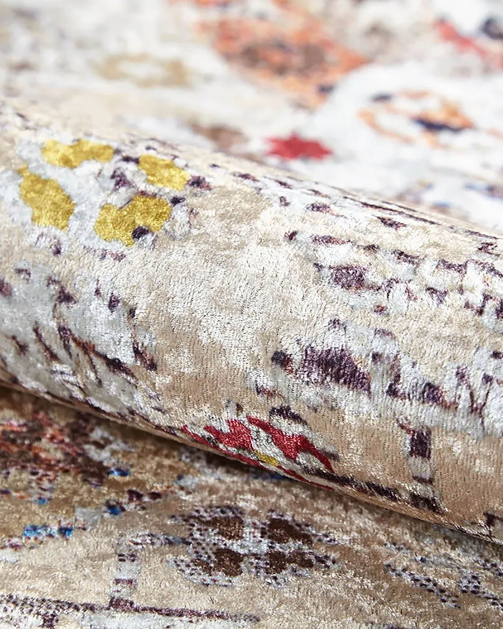 Luisa Turkish Bohemian Modern Beige Rug