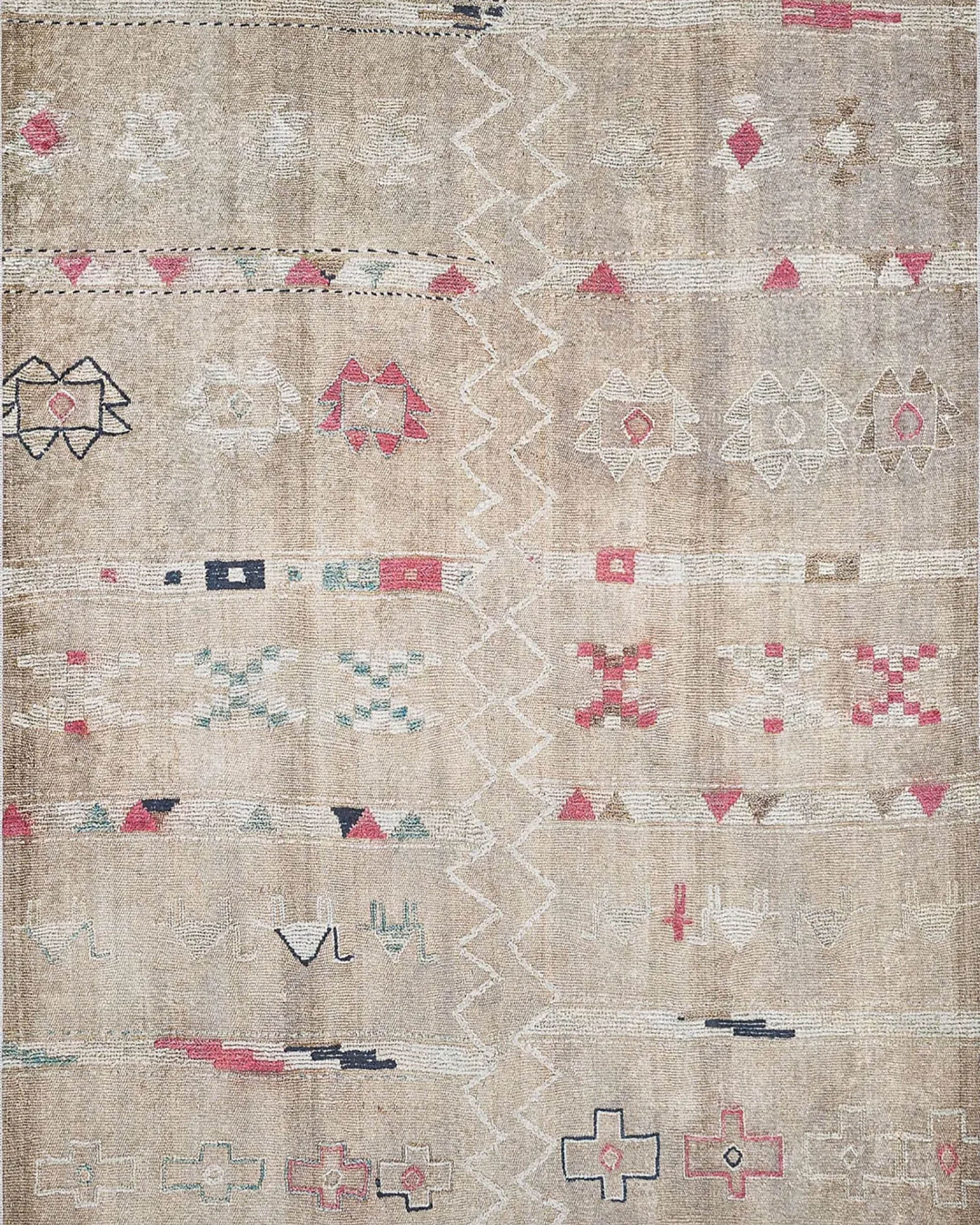 Mazie Turkish Kilim Pinkish Beige Rug