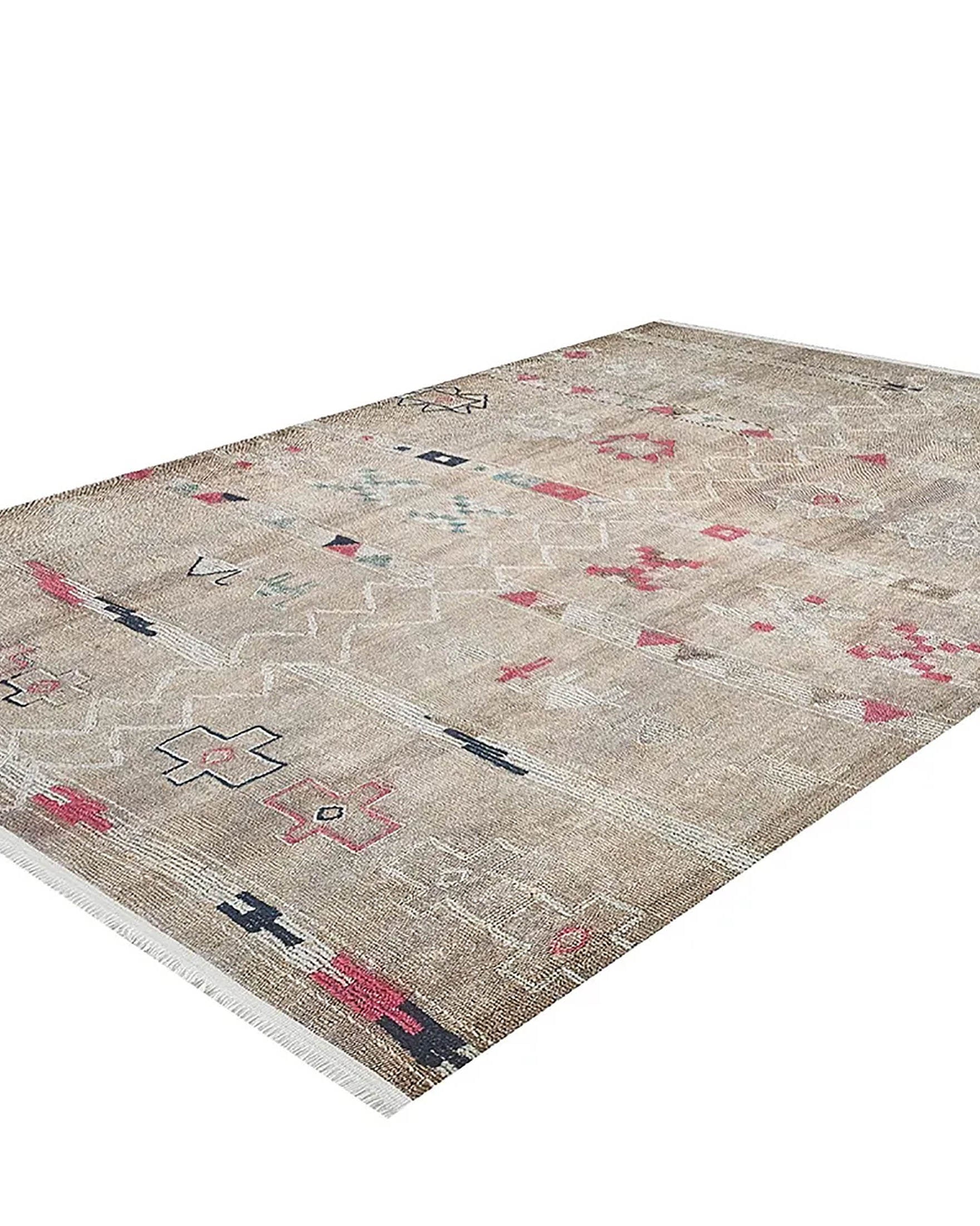 Mazie Turkish Kilim Pinkish Beige Rug