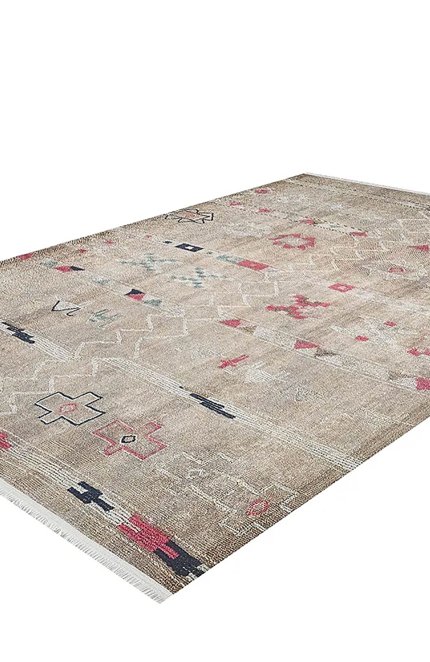 Mazie Turkish Kilim Pinkish Beige Rug