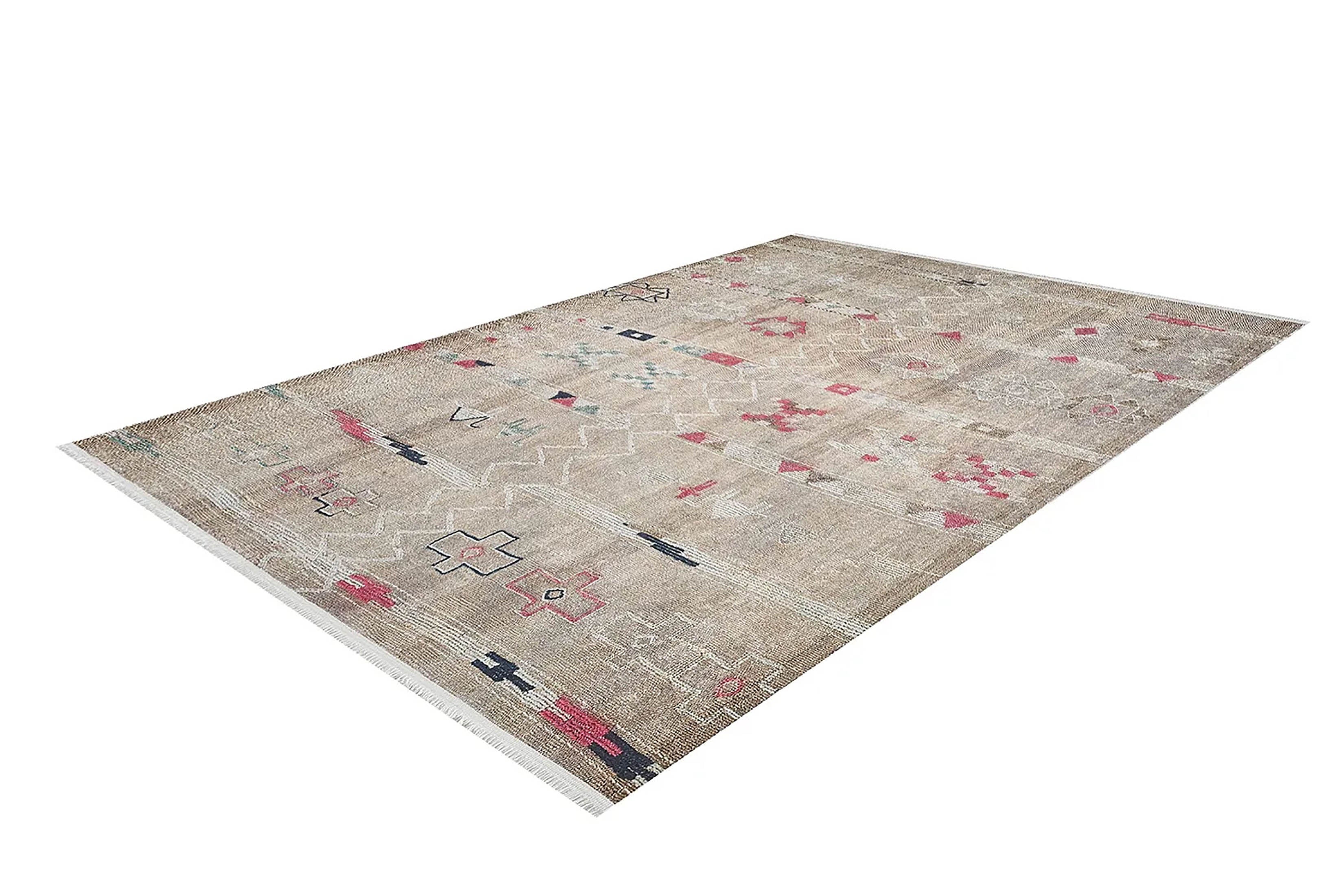 Mazie Turkish Kilim Pinkish Beige Rug
