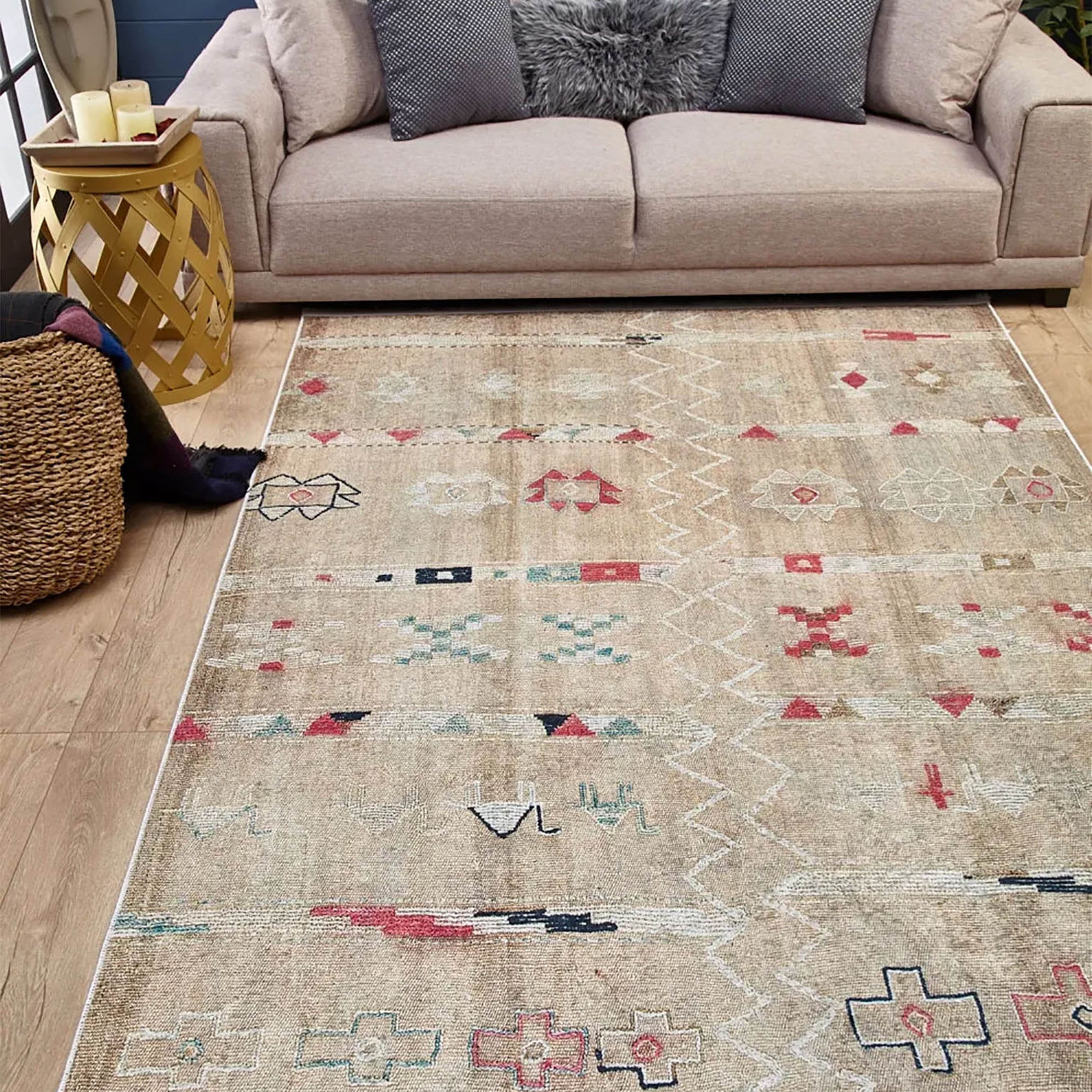 Mazie Turkish Kilim Pinkish Beige Rug