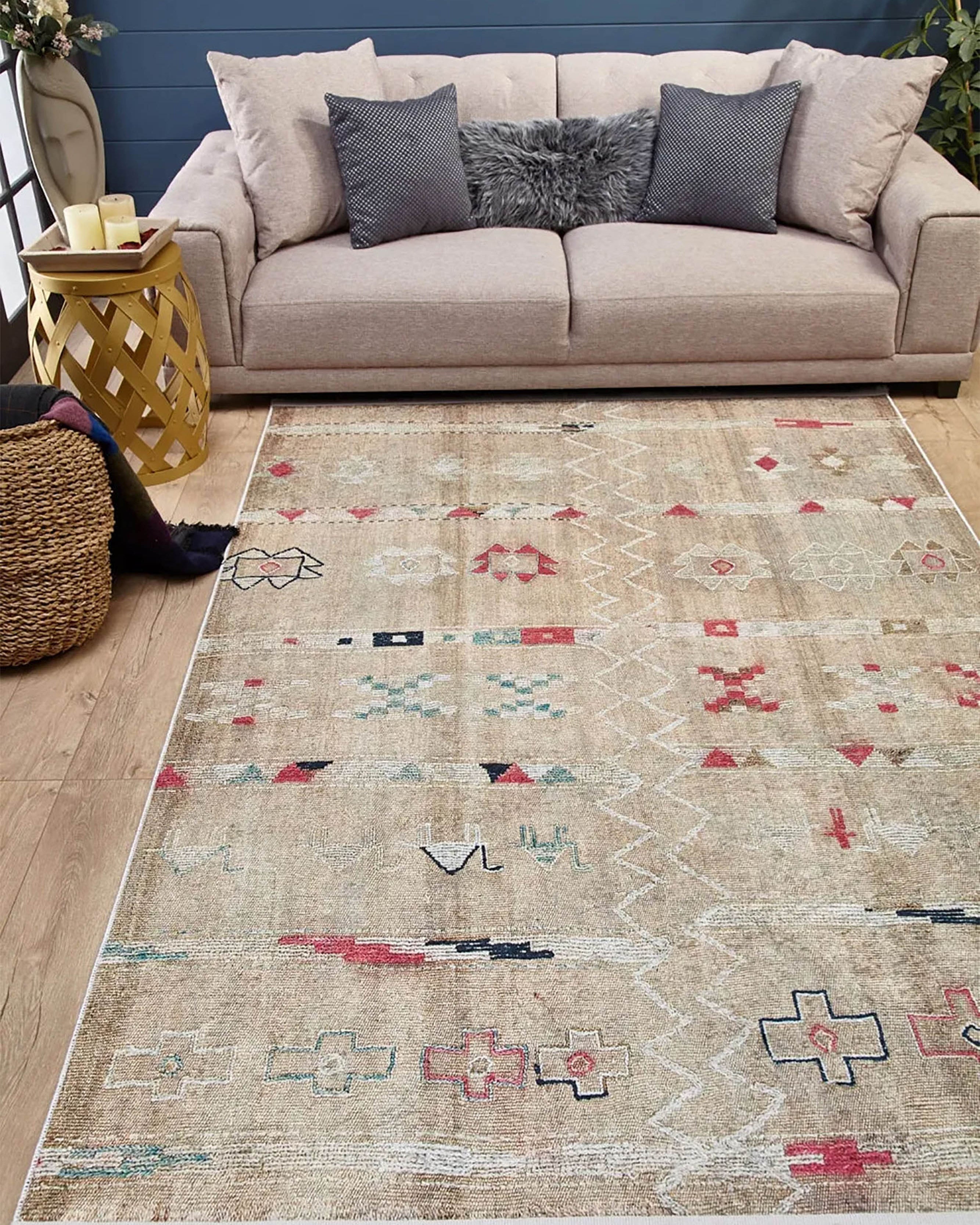 Mazie Turkish Kilim Pinkish Beige Rug