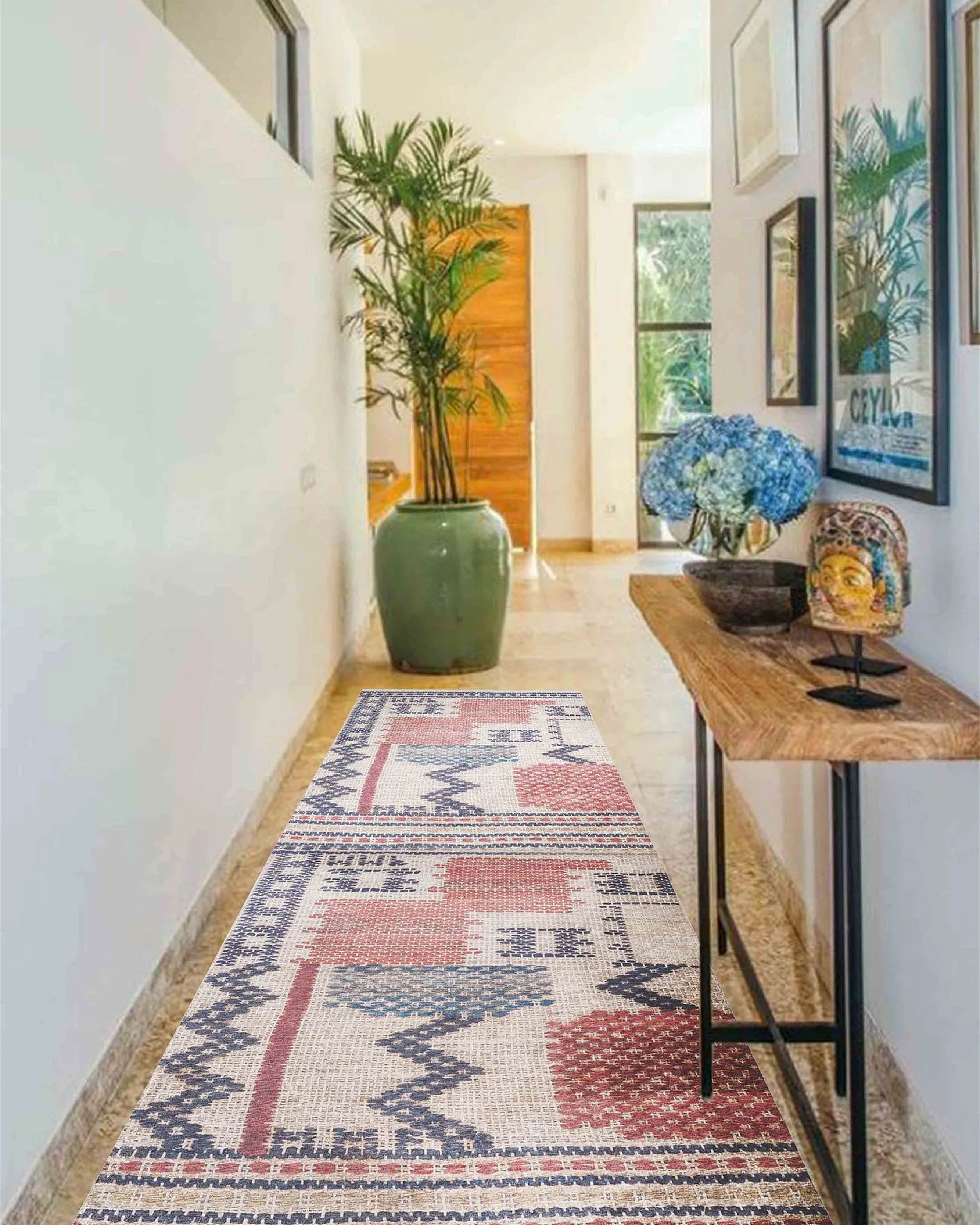 Saoirse Turkish Kilim Beige Light Orange Rug