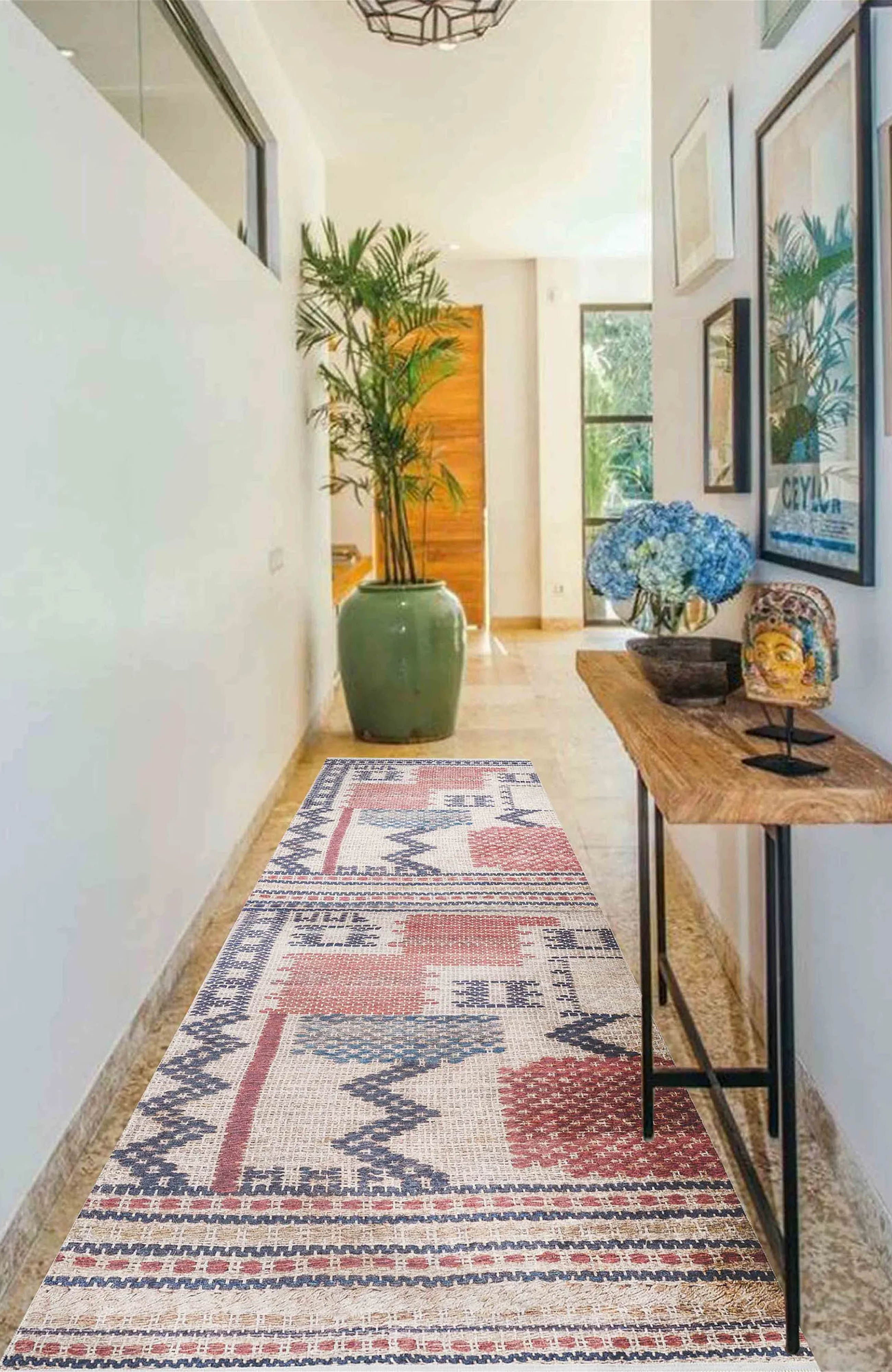 Saoirse Turkish Kilim Beige Light Orange Rug