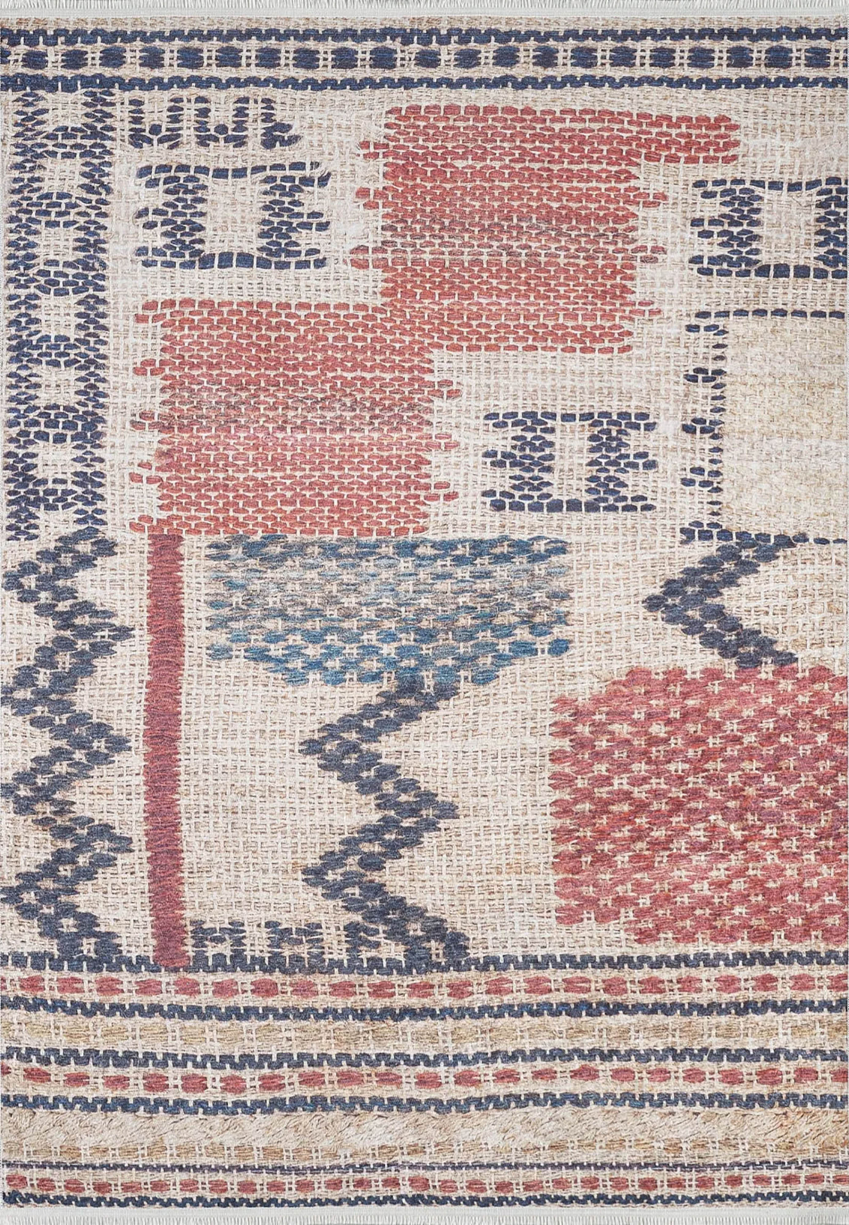Saoirse Turkish Kilim Beige Light Orange Rug