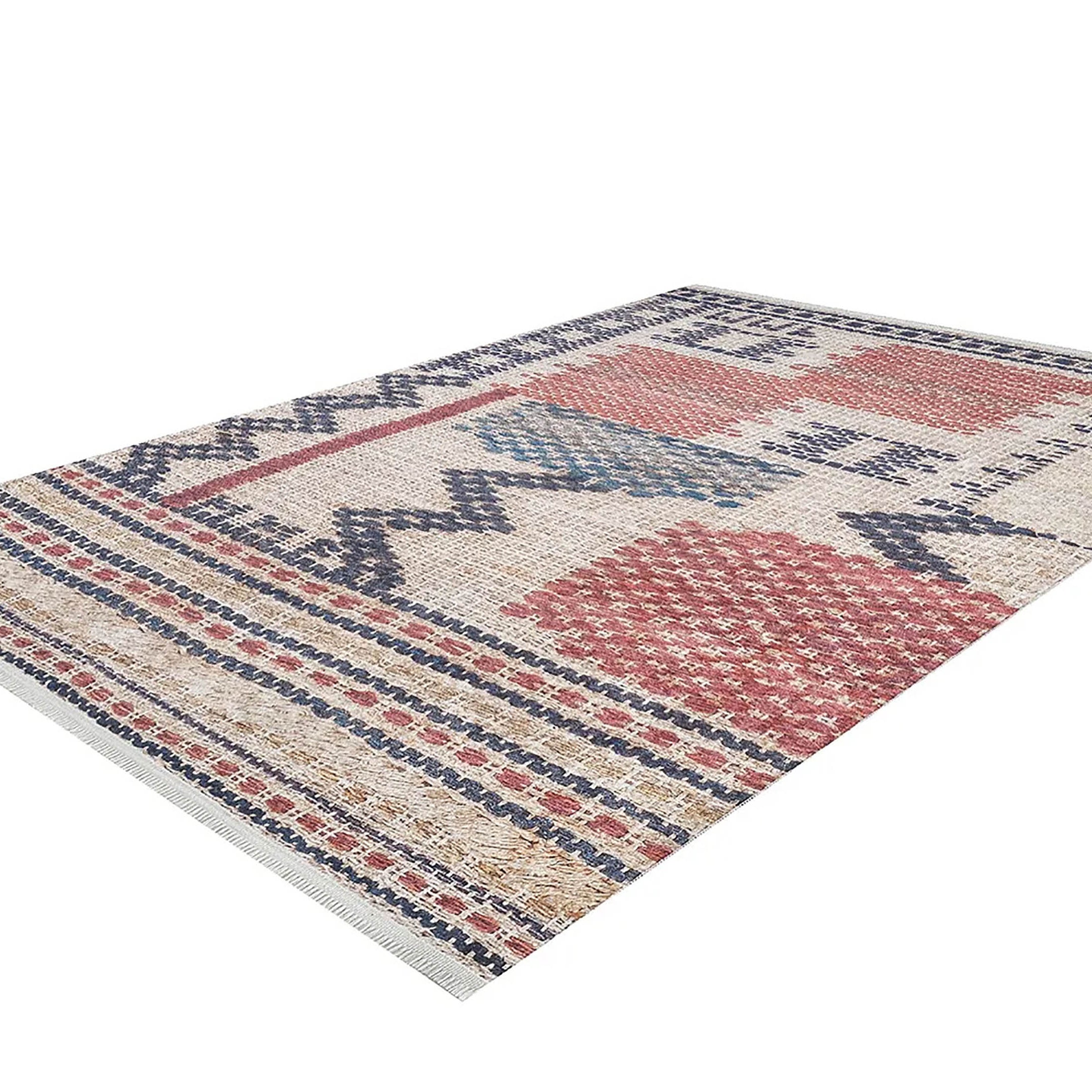 Saoirse Turkish Kilim Beige Light Orange Rug