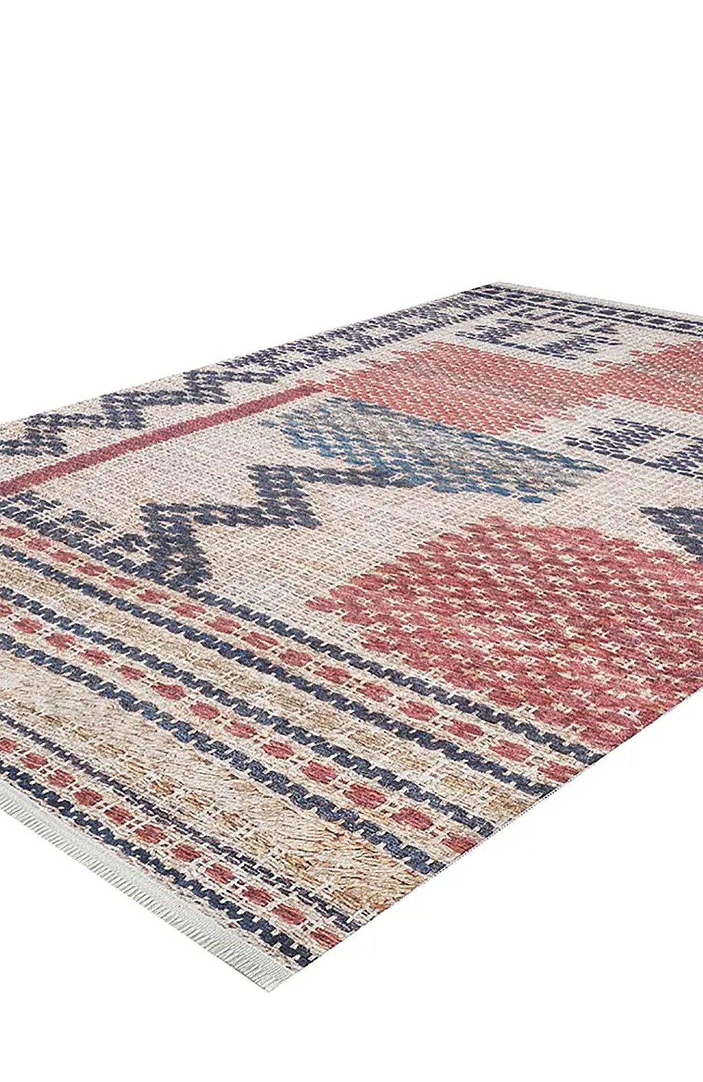 Saoirse Turkish Kilim Beige Light Orange Rug