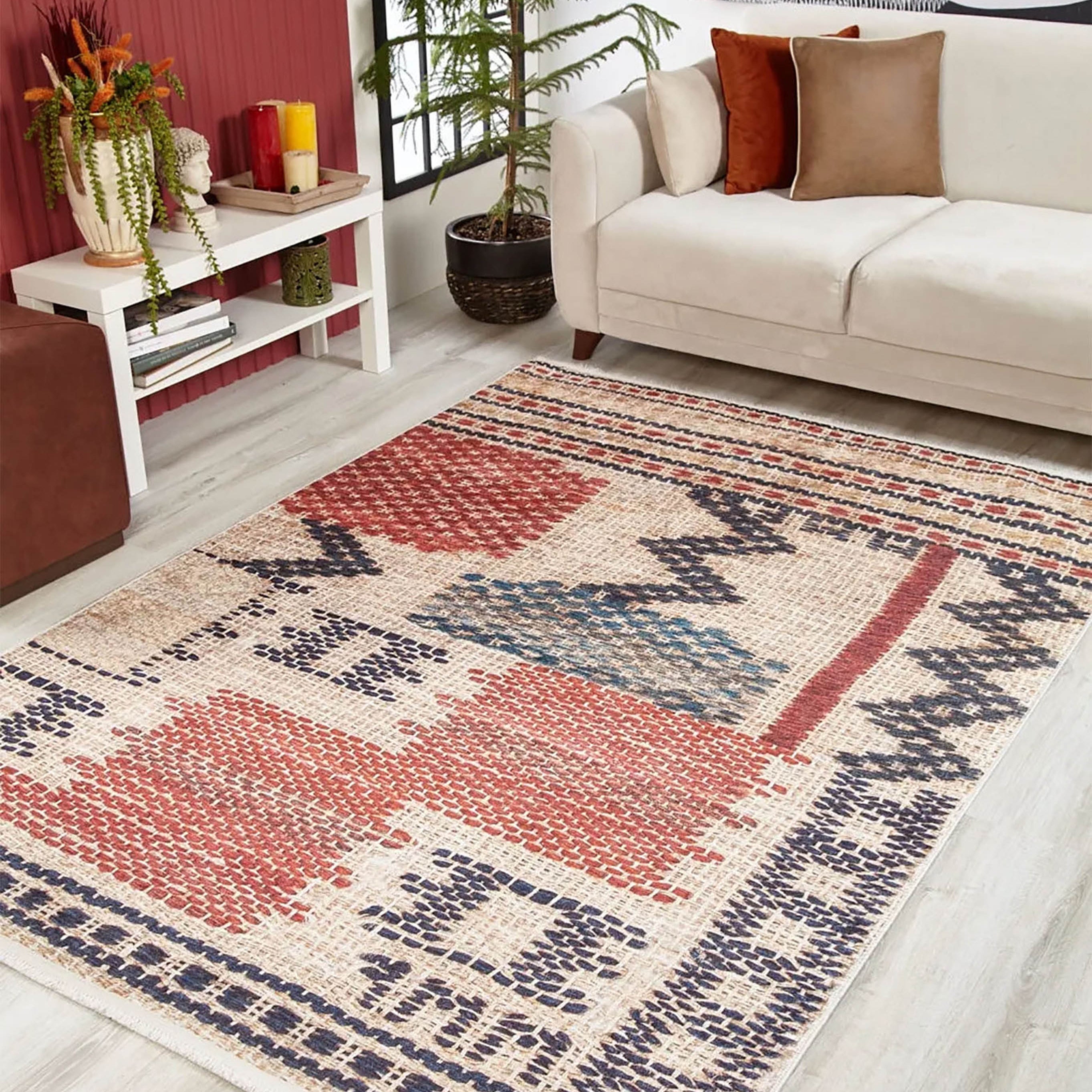 Saoirse Turkish Kilim Beige Light Orange Rug