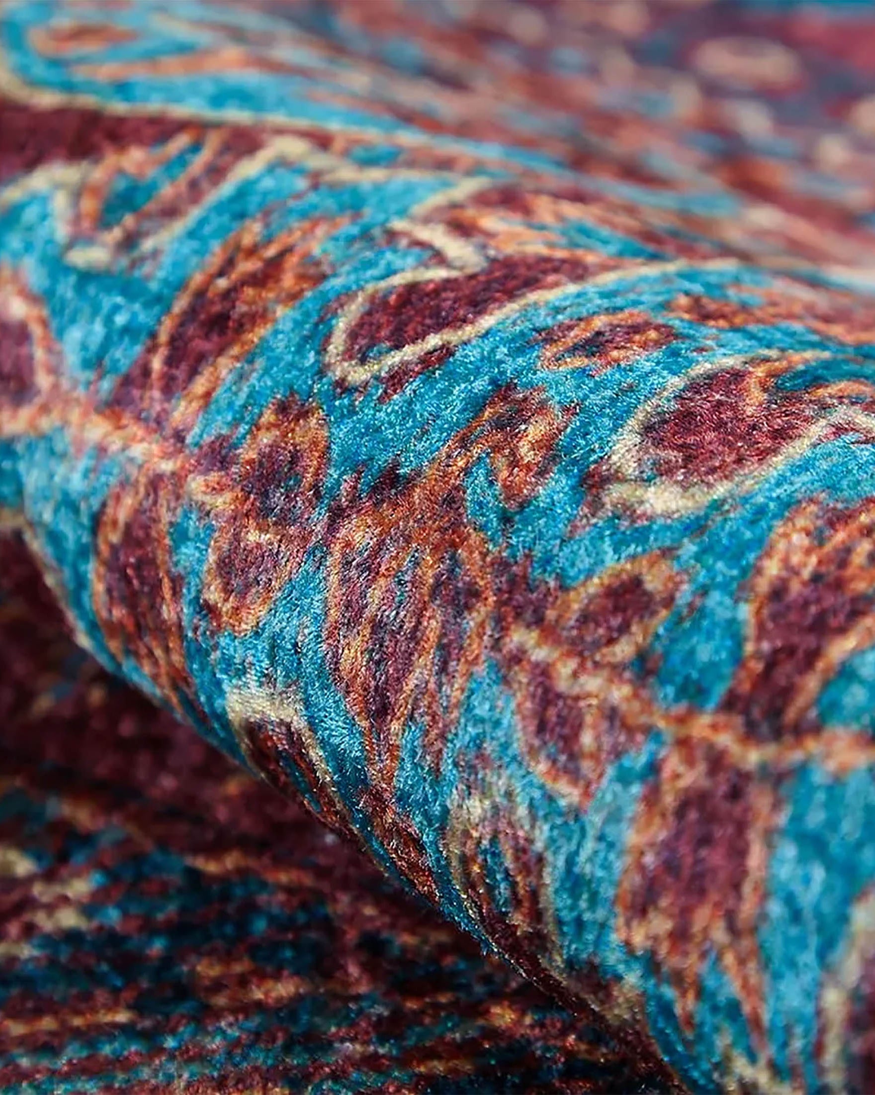 Cansel Unique Red Turkish Tribal Rug